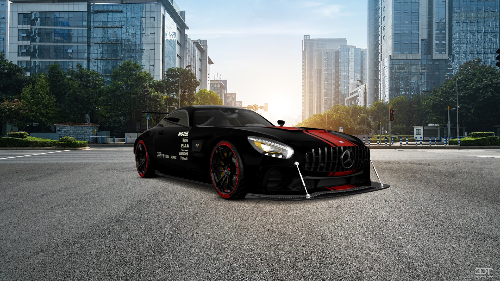 Mercedes AMG GT 2 door fastback coupe 2015 tuning
