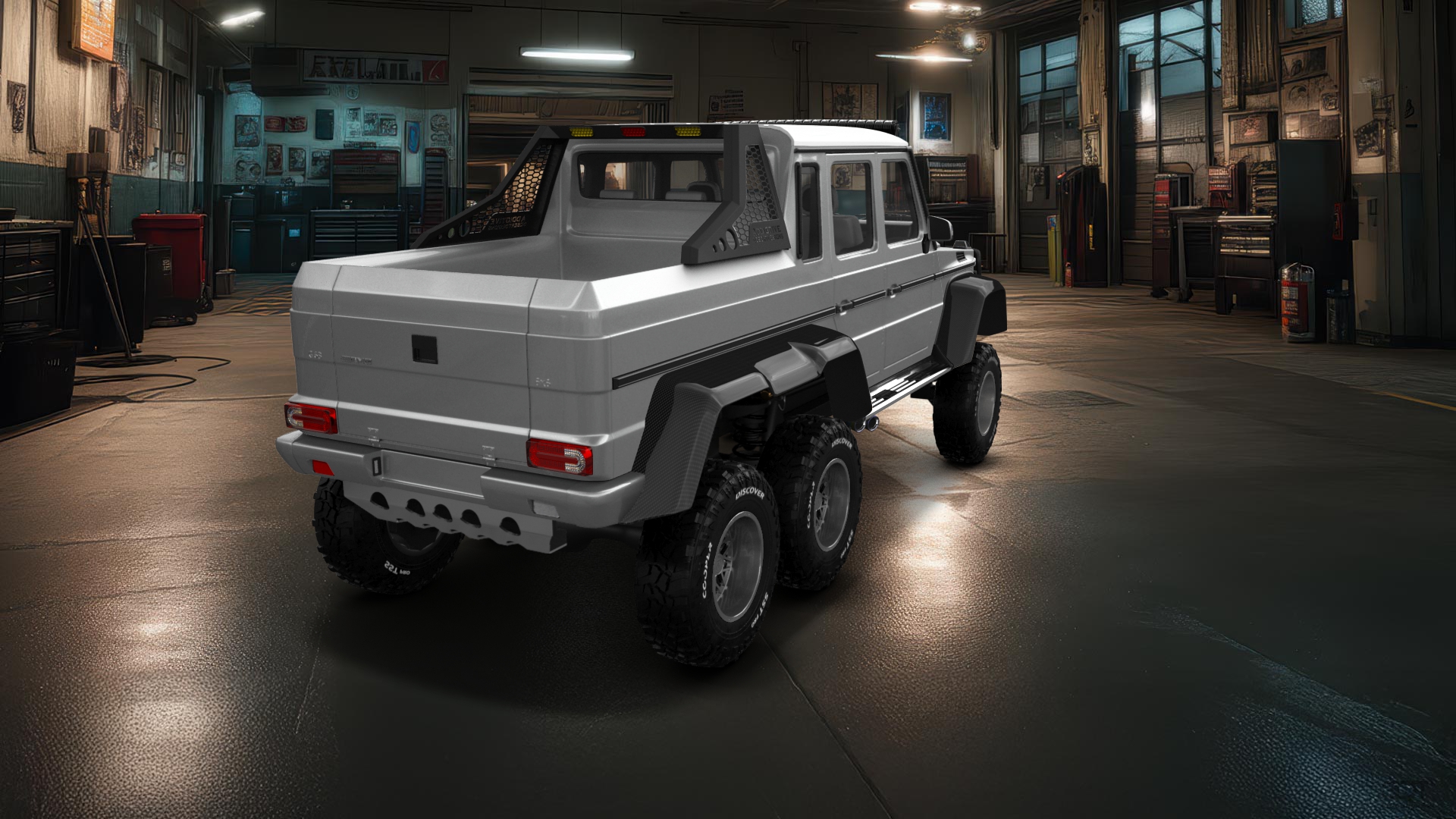 Mercedes G 63 AMG 6x6 4 Door pickup truck 2013 tuning