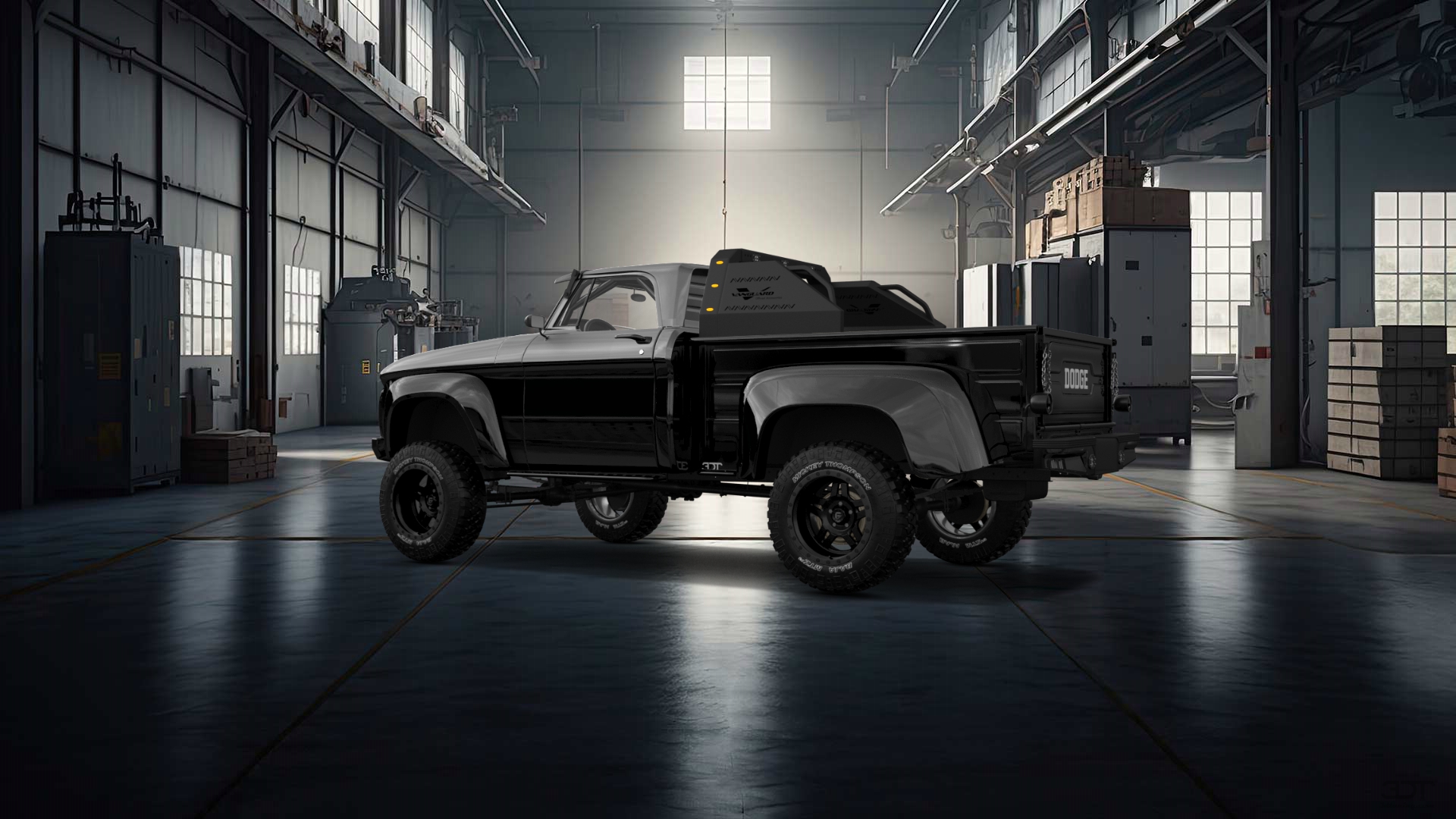 Dodge D-100 Stepside 2 Door pickup truck 1961 tuning