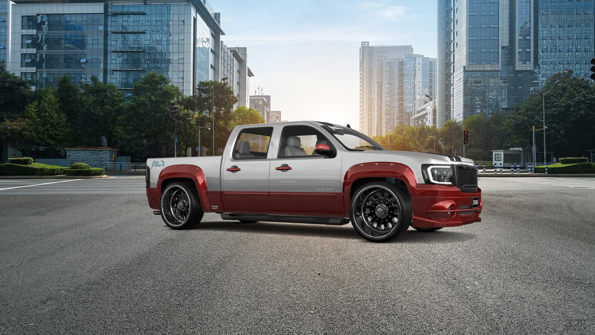 GMC Sierra 1500 Crew Cab 5.8 ft box 4 Door pickup truck 2007