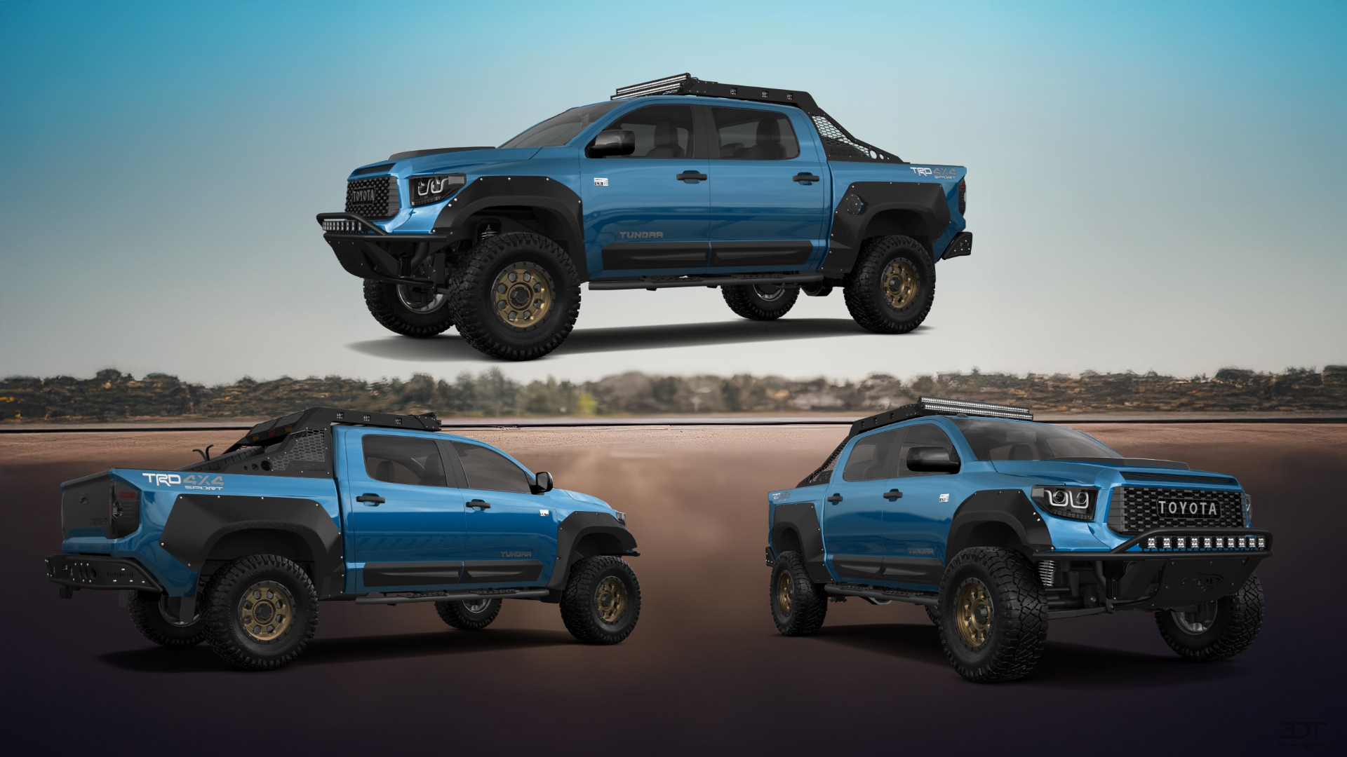 Toyota Tundra 4 Door pickup truck 2018 tuning