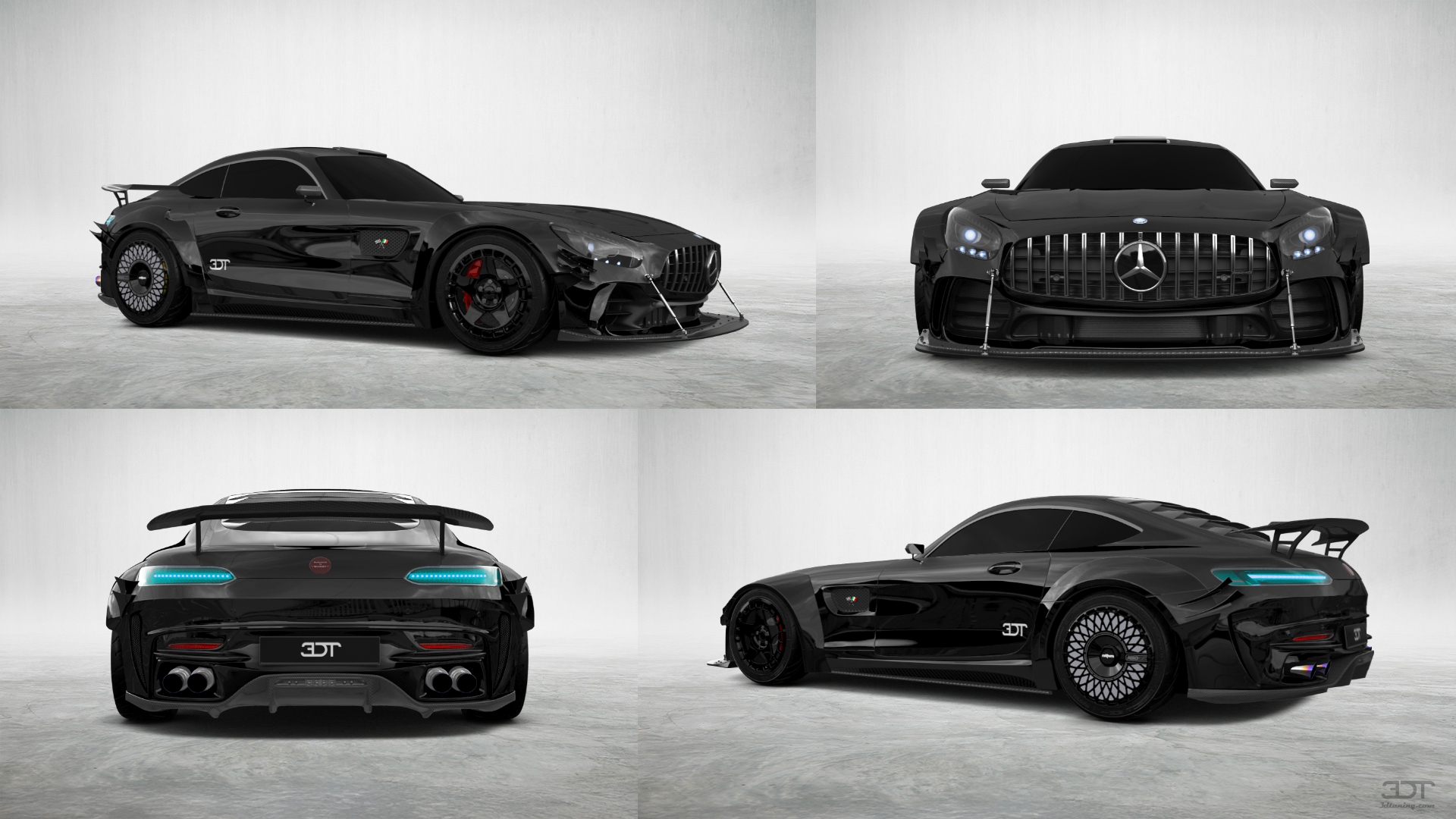 Mercedes AMG GT 2 door fastback coupe 2015 tuning