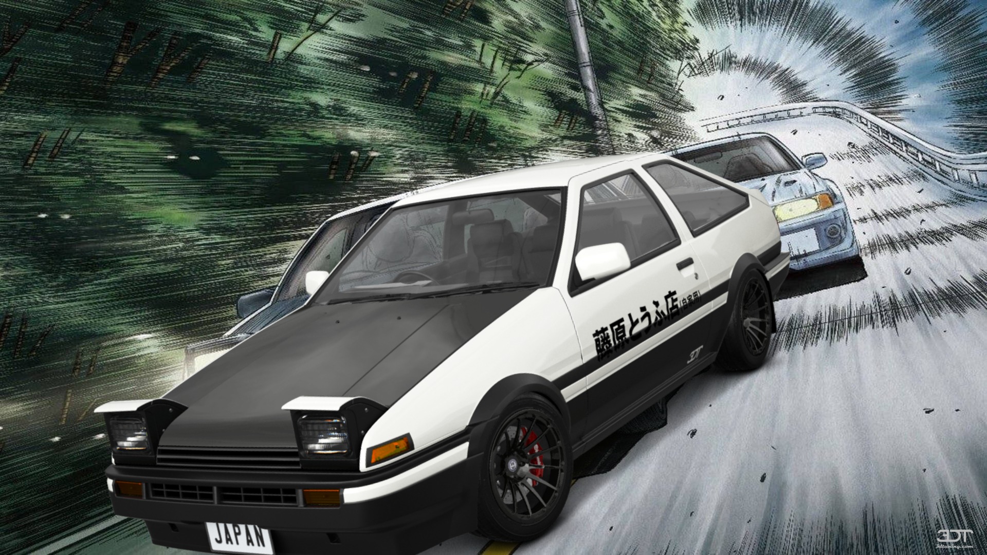 Toyota AE86 3 Door Hatchback 1985 Images