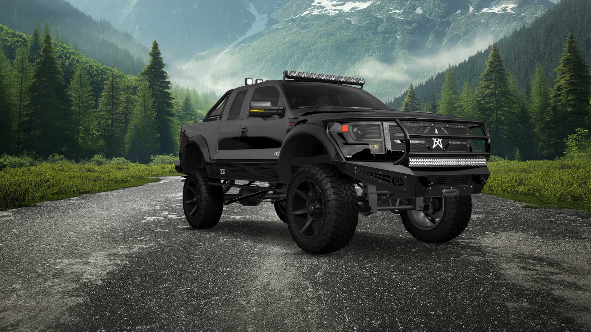 Ford F-150 SVT Raptor 2 Door pickup truck 2010 tuning