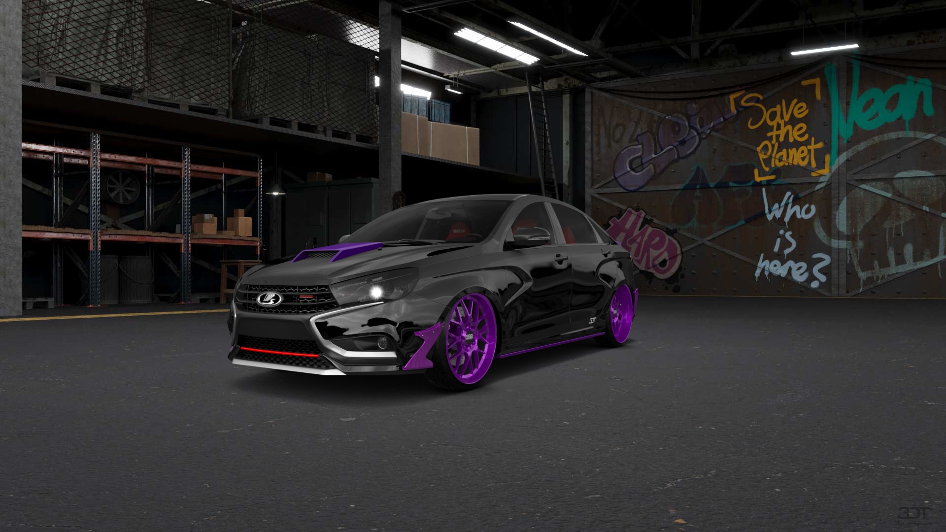 Lada Vesta 4 Door Saloon 2016 tuning