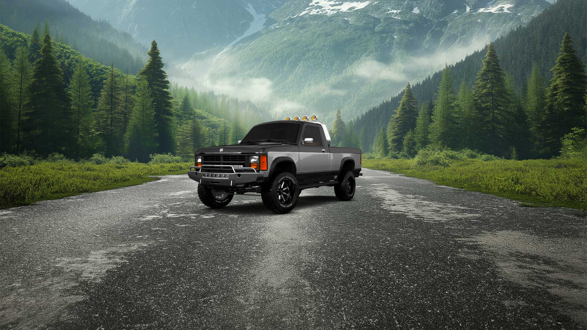 Dodge Dakota Regular Cab 2 Door pickup truck 1987 tuning