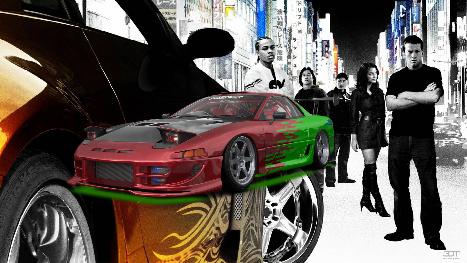 Mitsubishi 3000GT 2 Door Coupe 1991