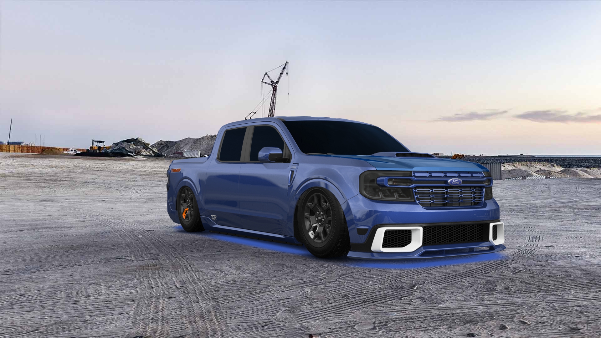 Ford Maverick 4 Door pickup truck 2022 tuning