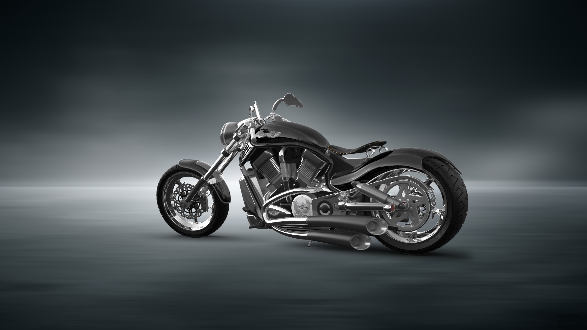 Harley-Davidson Custom Chopper Cruiser 2011