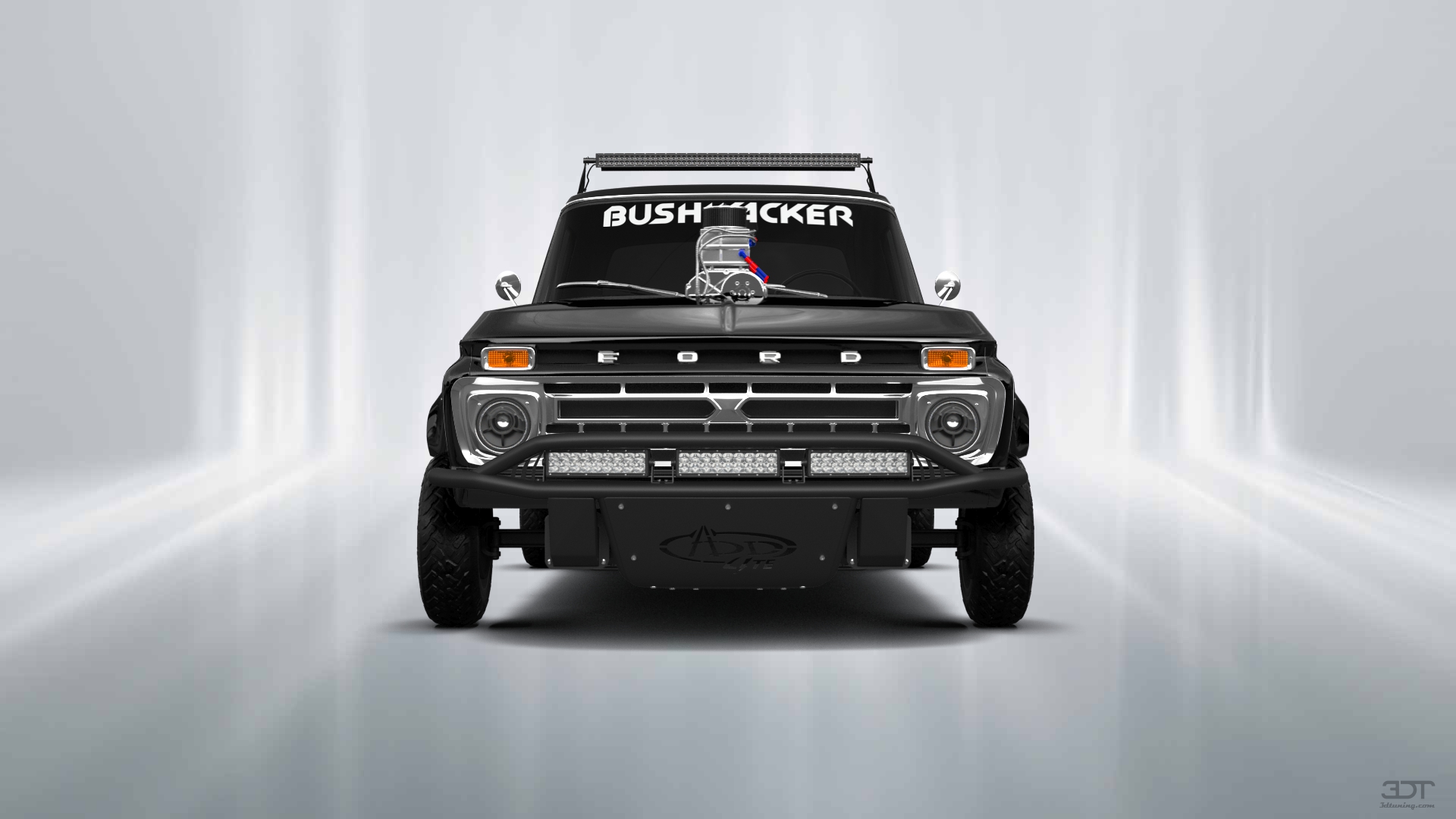 Ford F-100 Custom Cab 2 Door pickup truck 1966 tuning