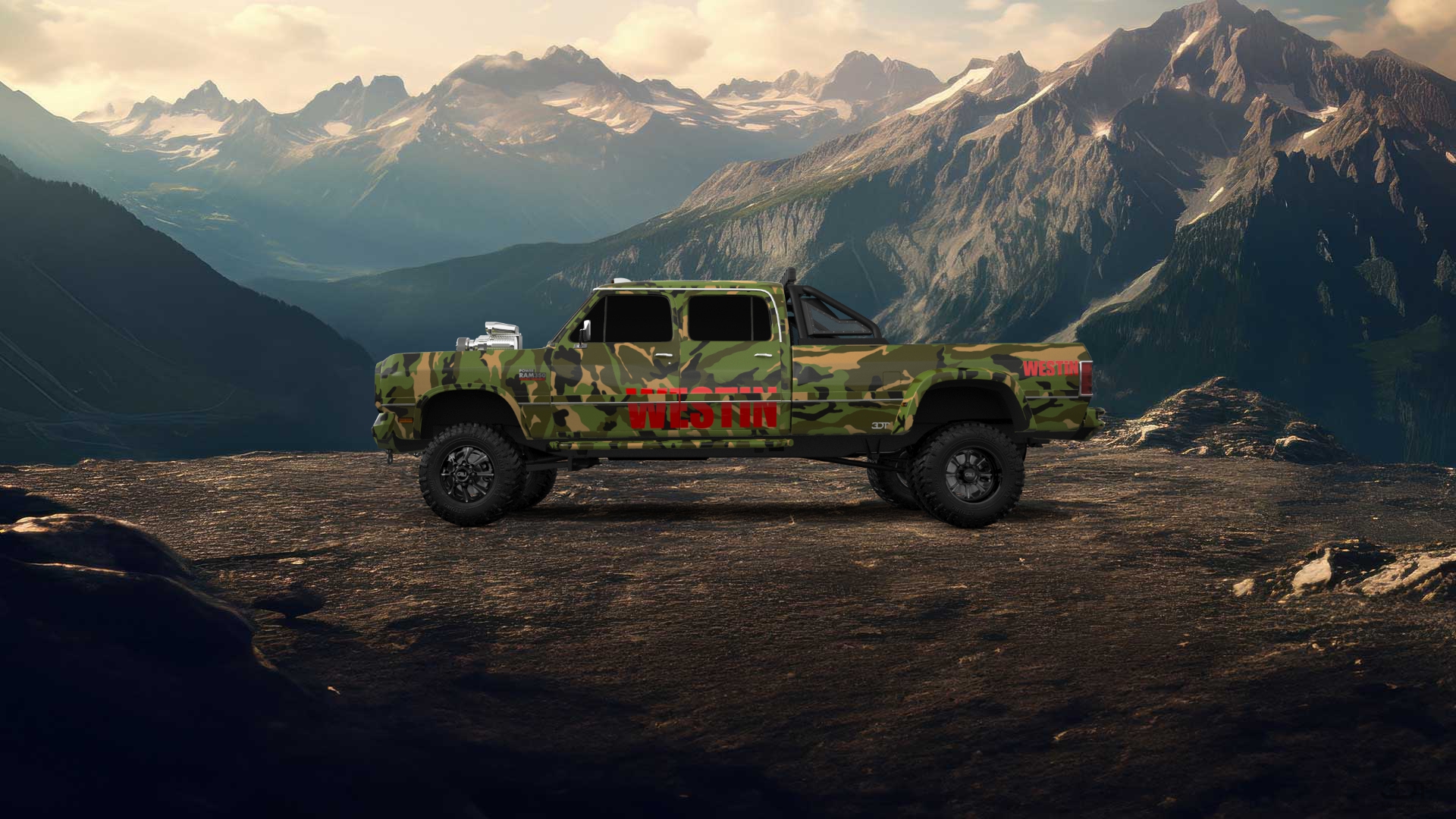 Dodge Ram 350 4 Door pickup truck 1991