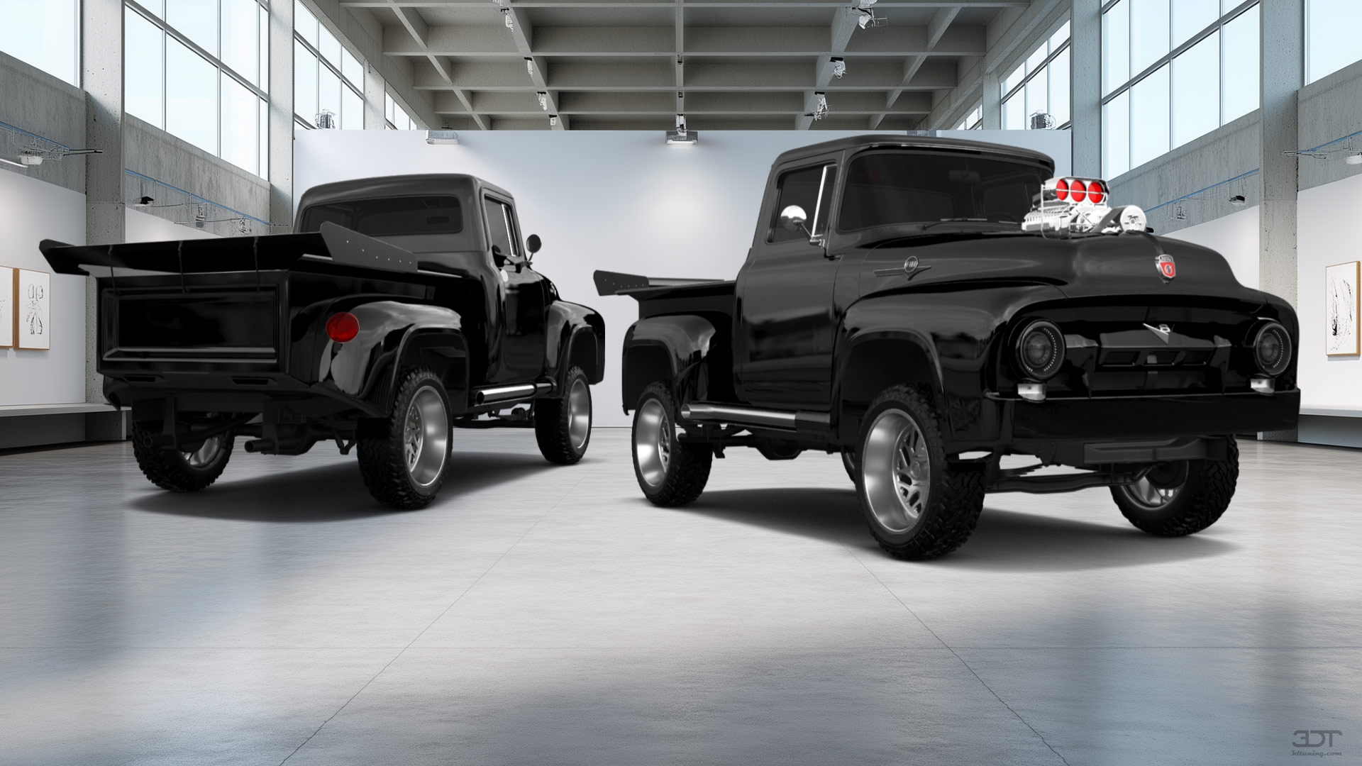 Ford F-100 2 Door truck 1956 tuning