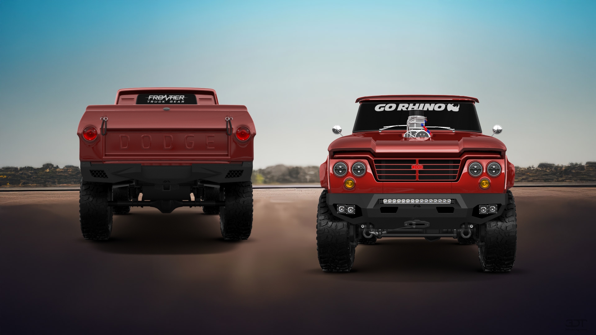 Dodge Power Wagon 4 Door pickup truck 1964 Images