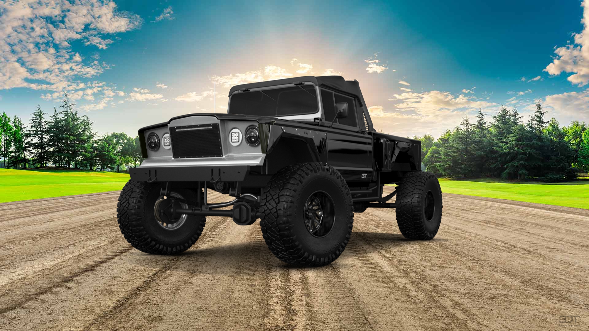 Jeep Kaiser M715 2 Door pickup truck 1968 tuning