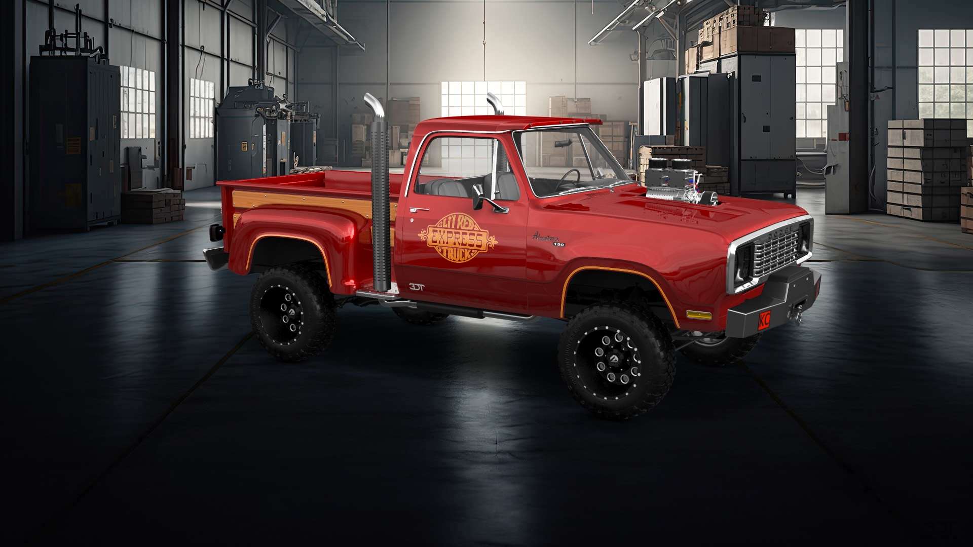 Dodge Lil Red Express 2 Door pickup truck 1978