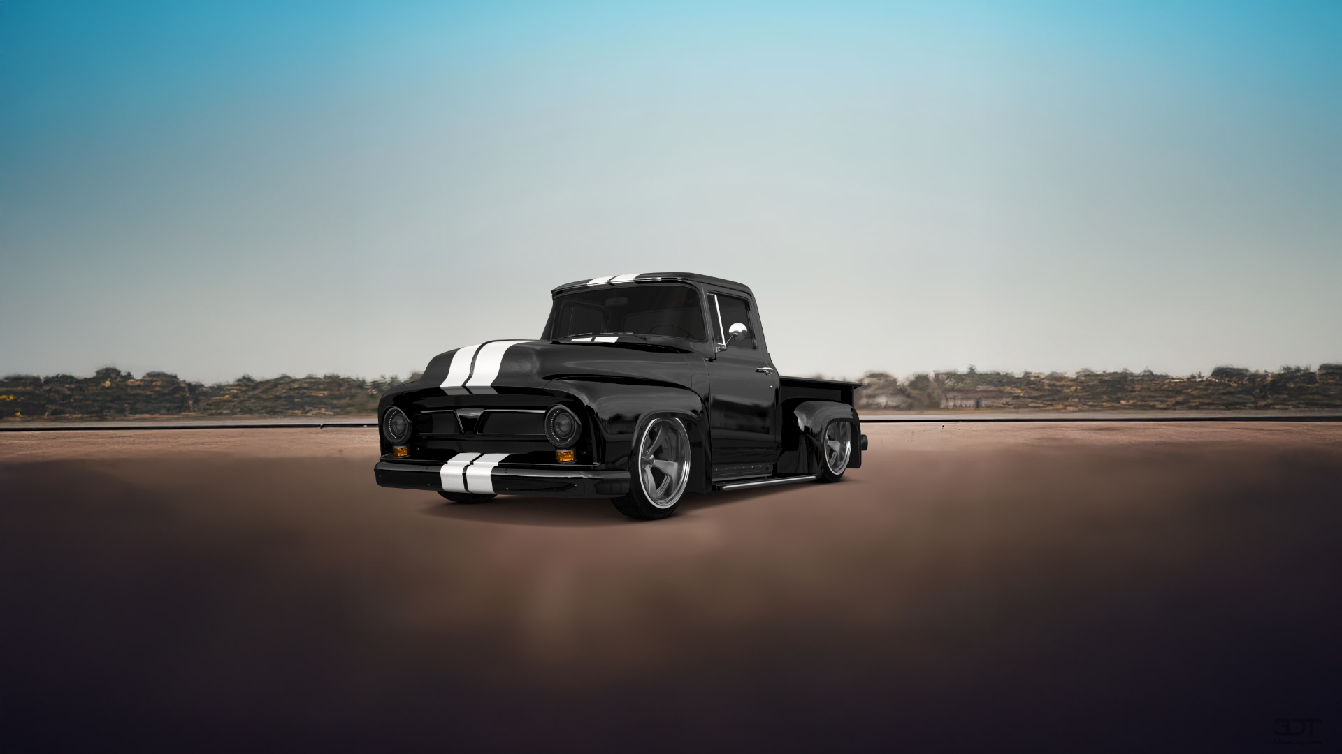 Ford F-100 2 Door truck 1956