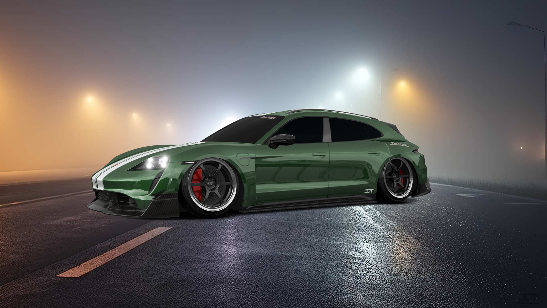 Porsche Taycan Sport Turismo Shooting Brake 2019 tuning