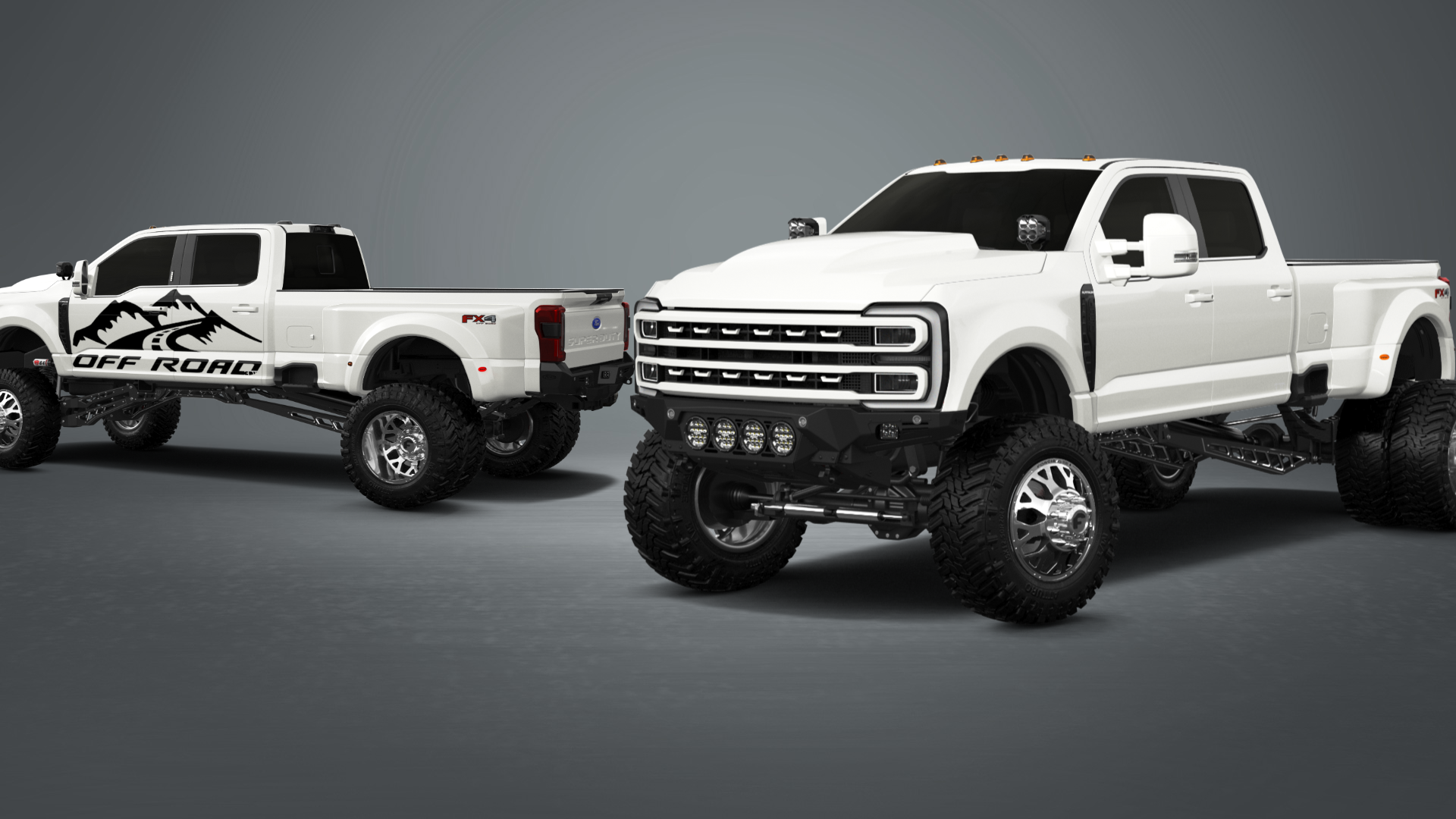 Ford F-350 DRW Crew Cab 4 Door pickup truck 2023 tuning