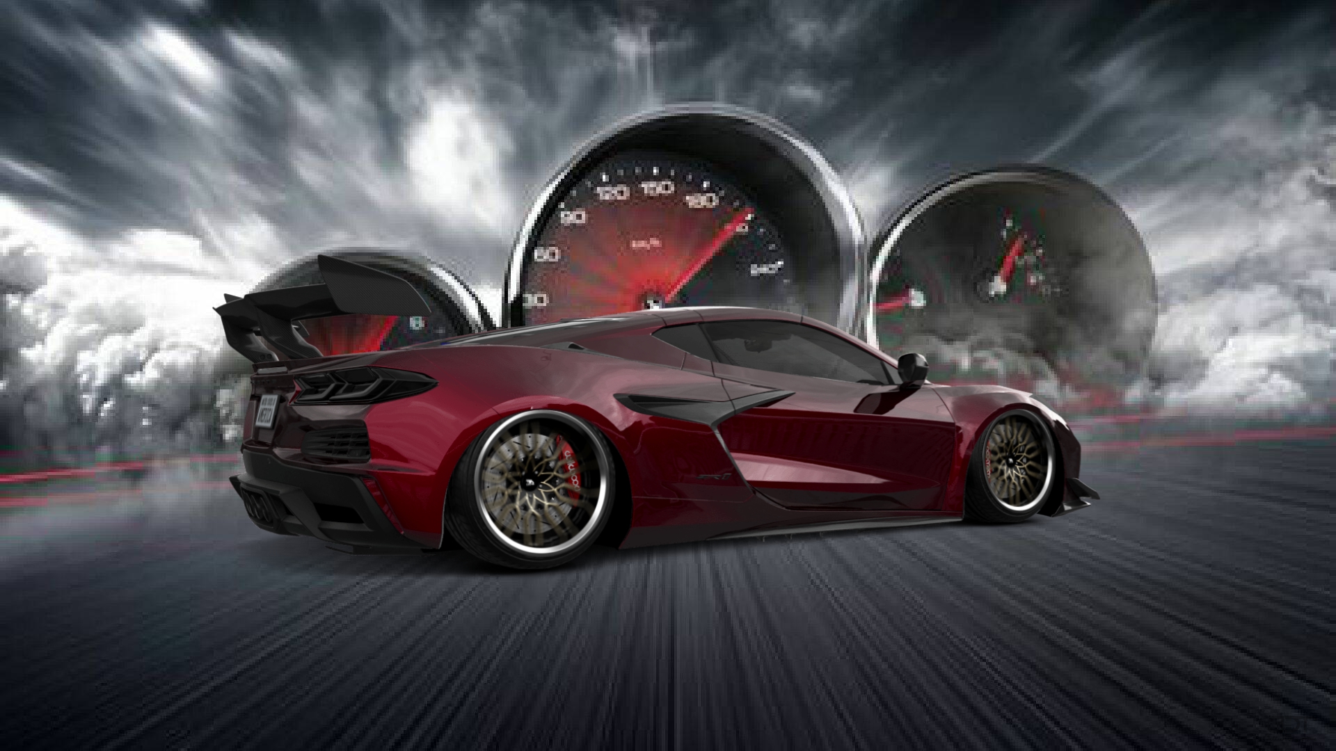 Chevrolet Corvette 2 door targa top 2020 Images