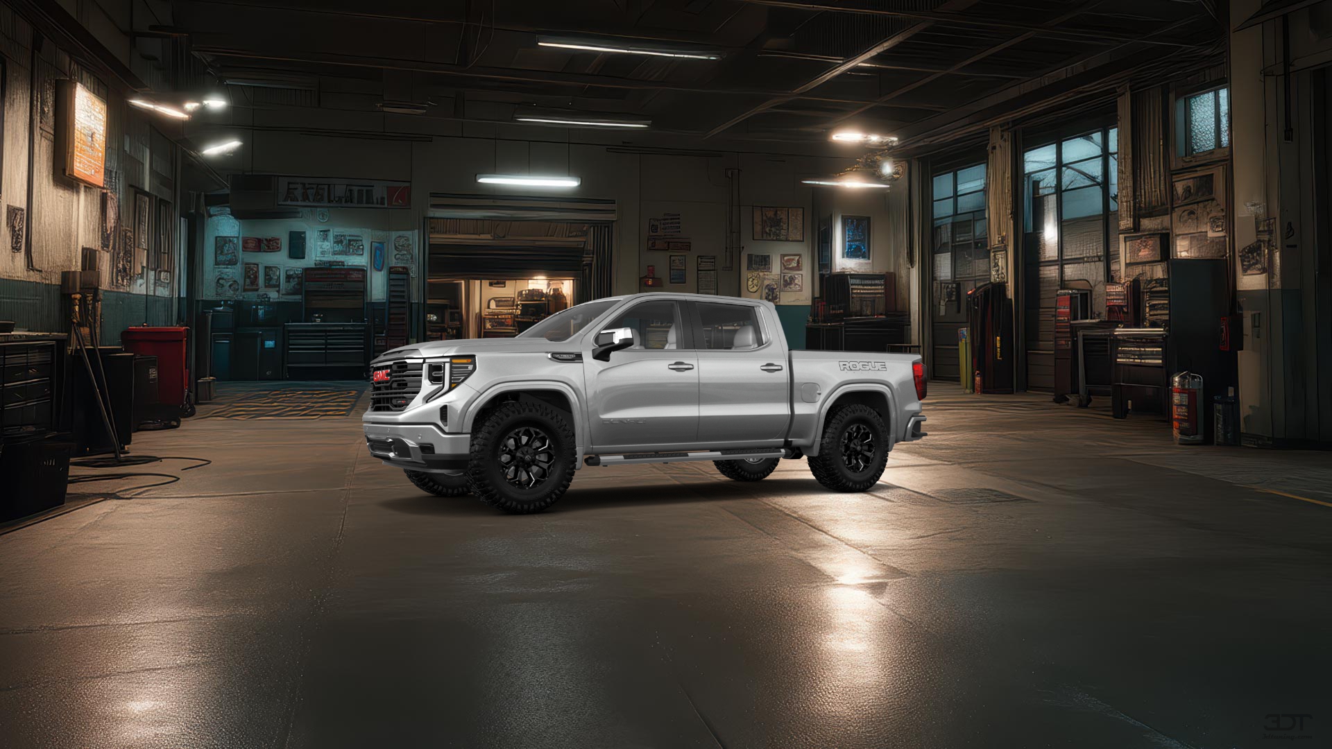 GMC Sierra 1500 Crew Cab 5.8 ft box 4 Door pickup truck 2023 tuning