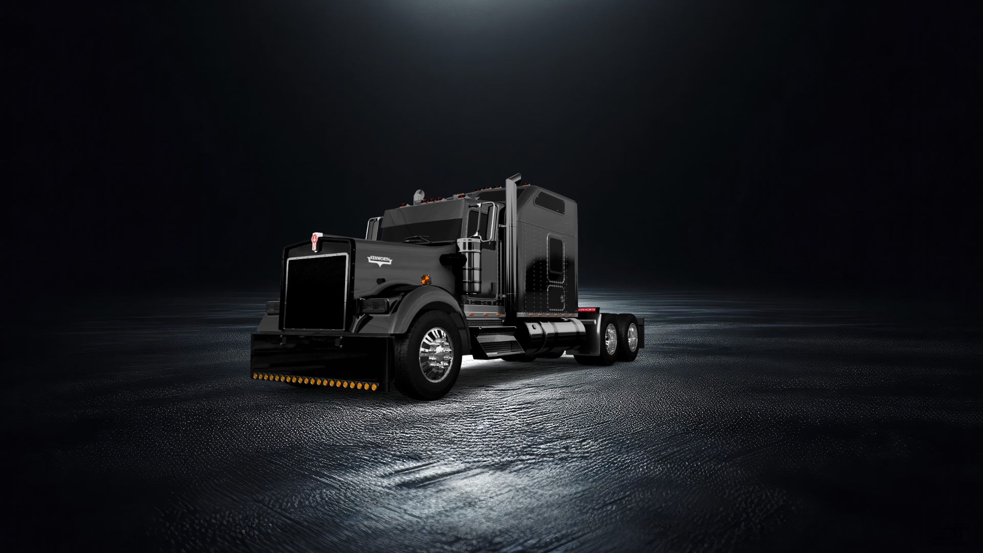 Kenworth W900 Sleeper Cab Truck 2015 tuning