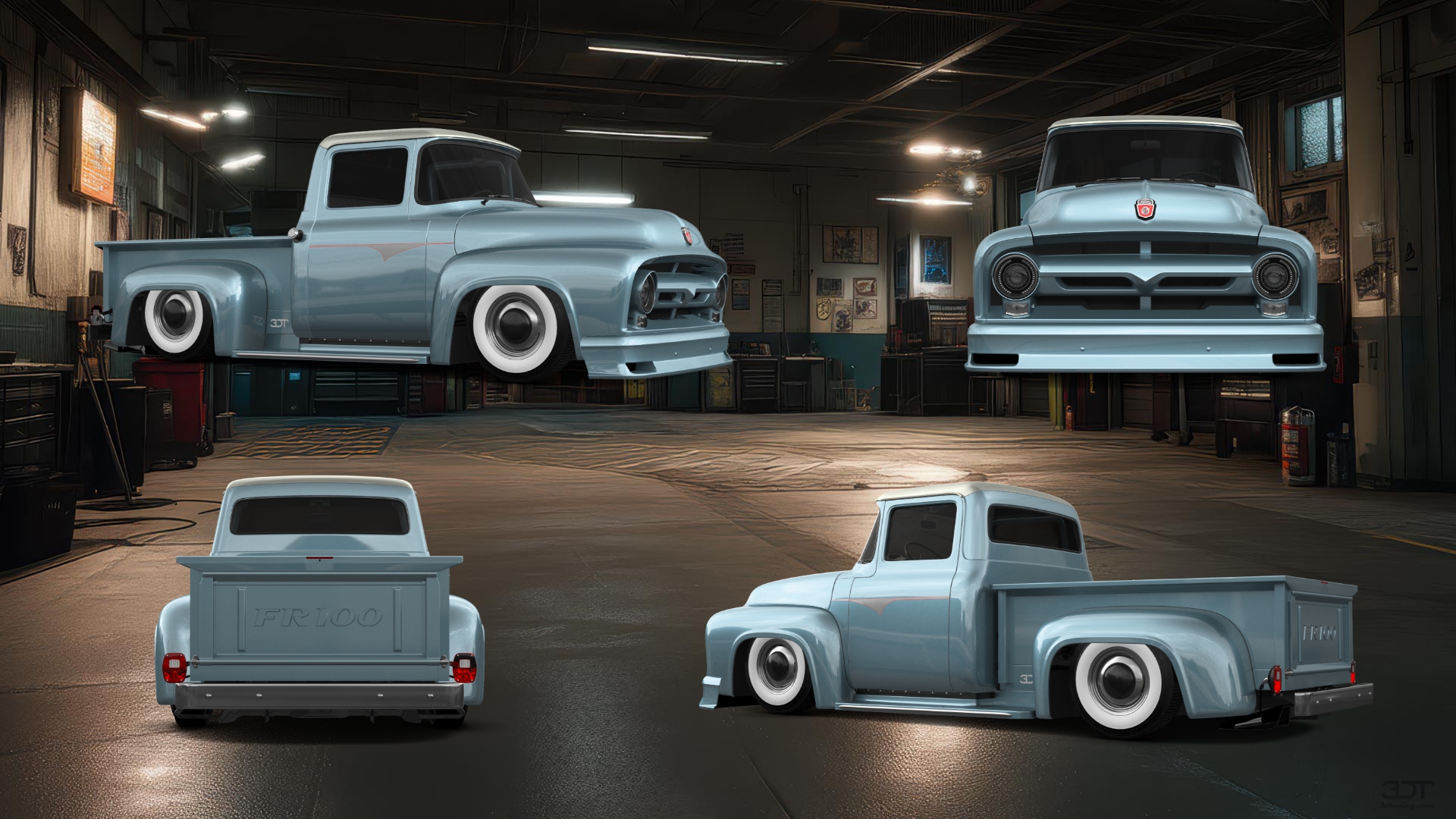 Ford F-100 2 Door truck 1956 tuning