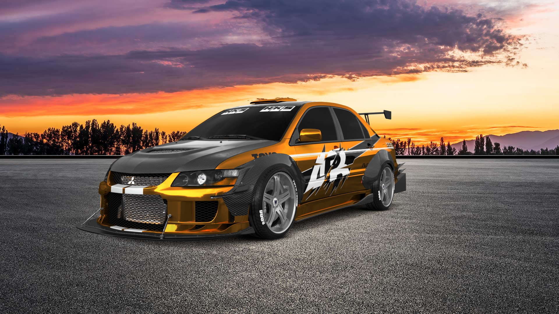 Mitsubishi Lancer Evo IX 4 Door Saloon 2005 tuning
