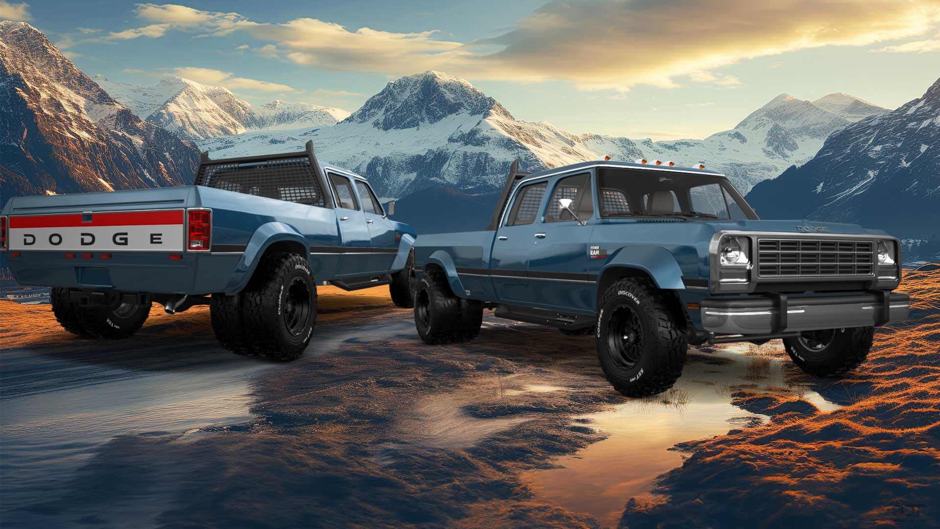 Dodge Ram 350 4 Door pickup truck 1991 tuning