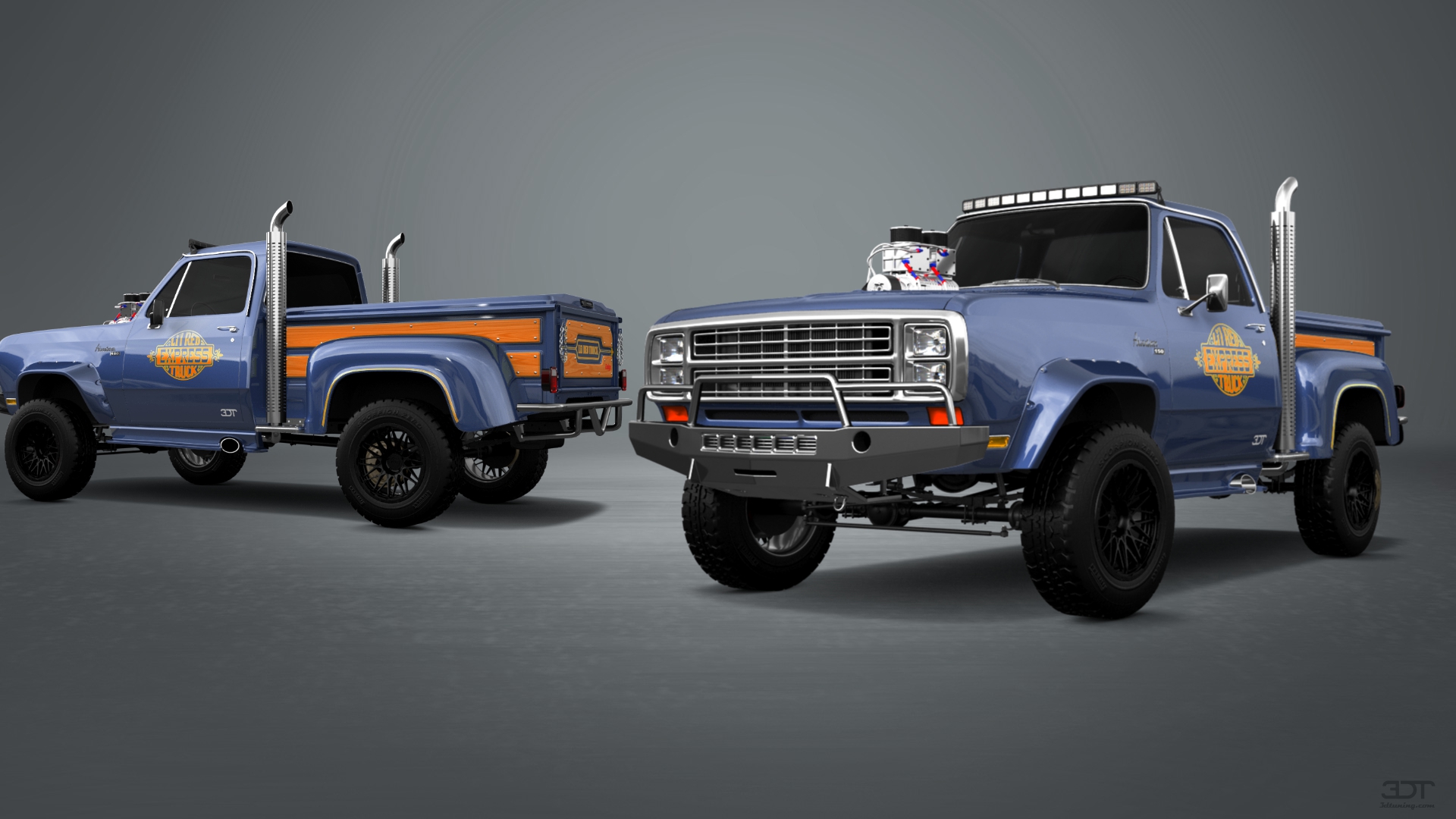 Dodge Lil Red Express 2 Door pickup truck 1979 tuning