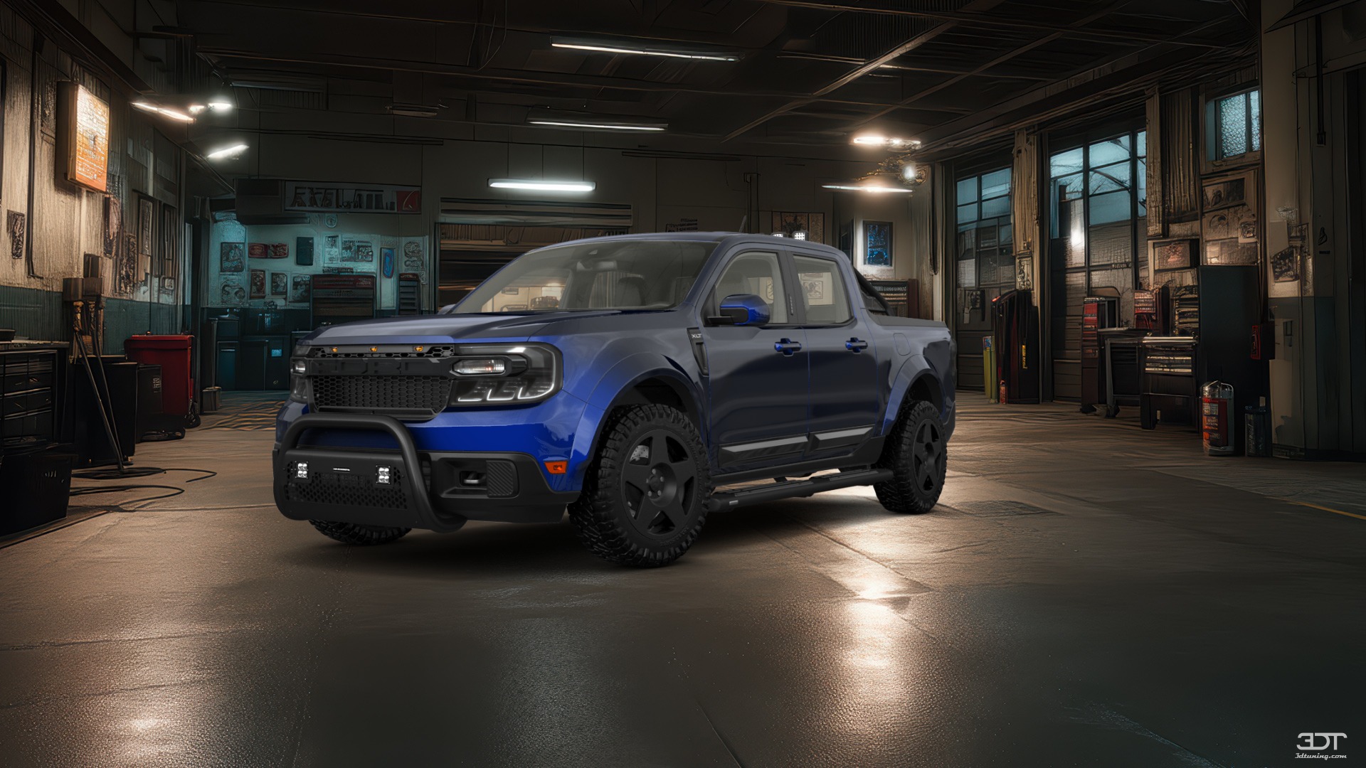Ford Maverick 4 Door pickup truck 2022 tuning