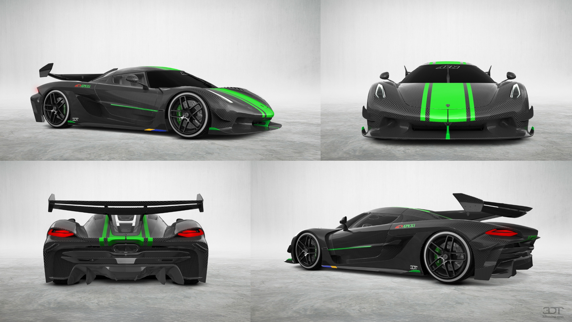 Koenigsegg Jesko 2 door targa top 2020