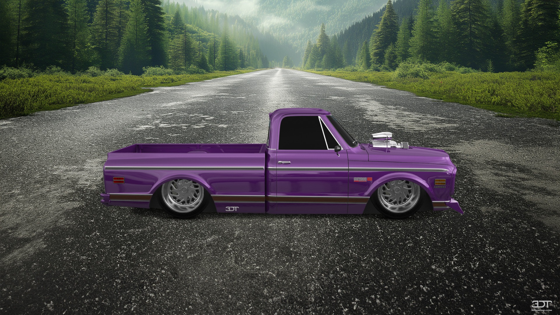 Chevrolet C-10 Cheyenne 2 Door pickup truck 1972 tuning