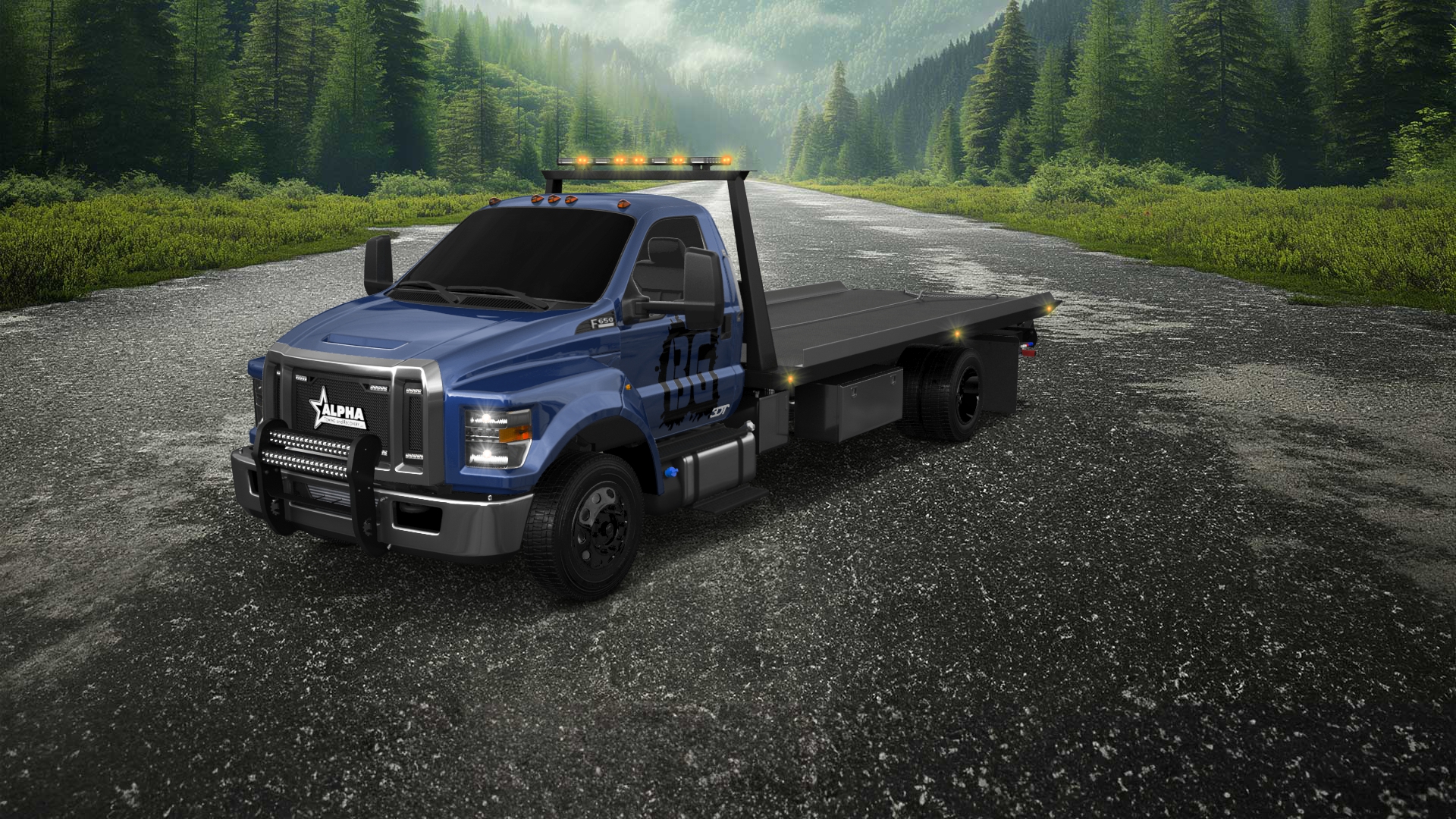 Ford F-650 Tow Truck Pickup 2016 tuning