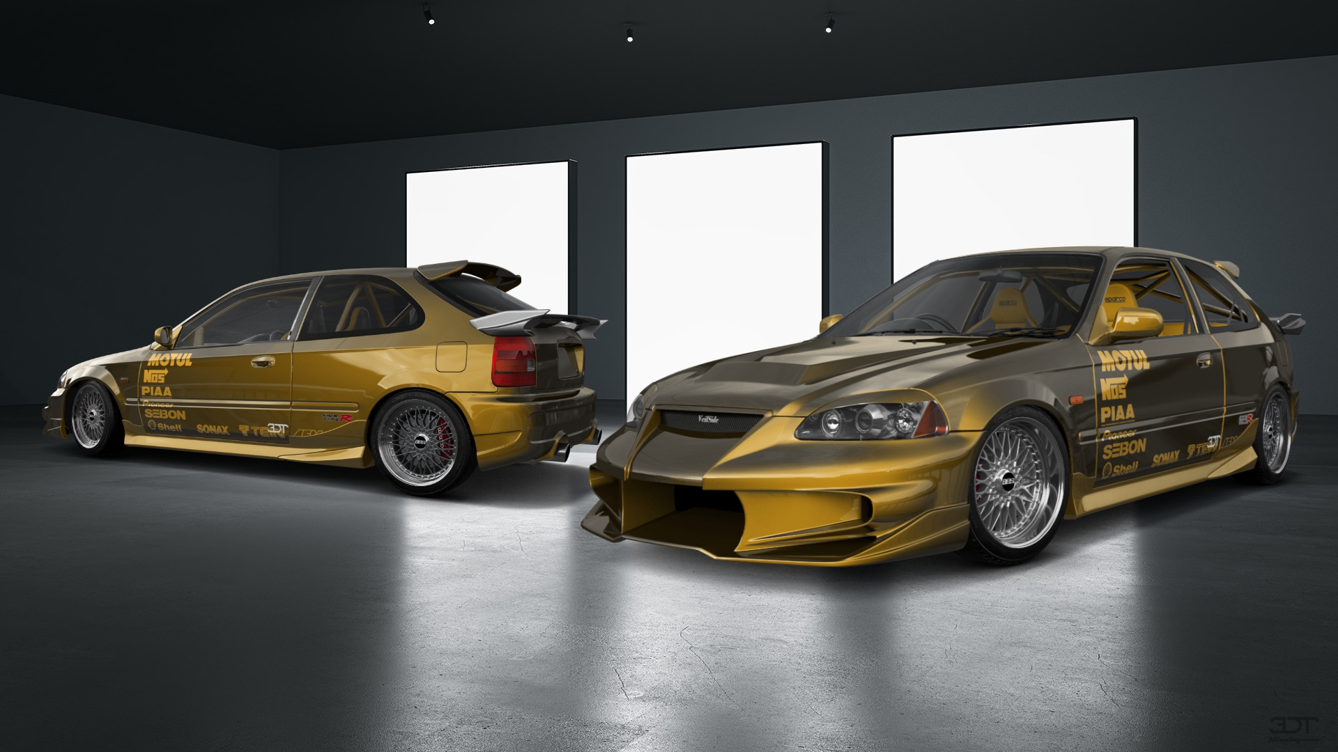 Honda Civic 3 Door Hatchback 1997 Images