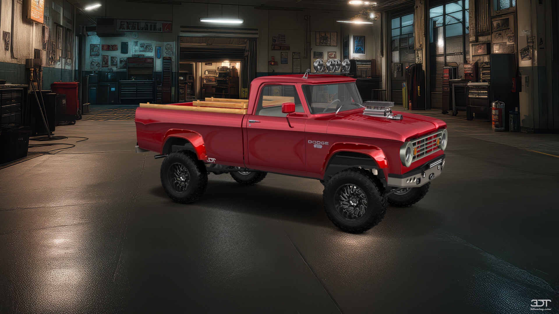 Dodge Power Wagon W200 2 Door pickup truck 1966 tuning