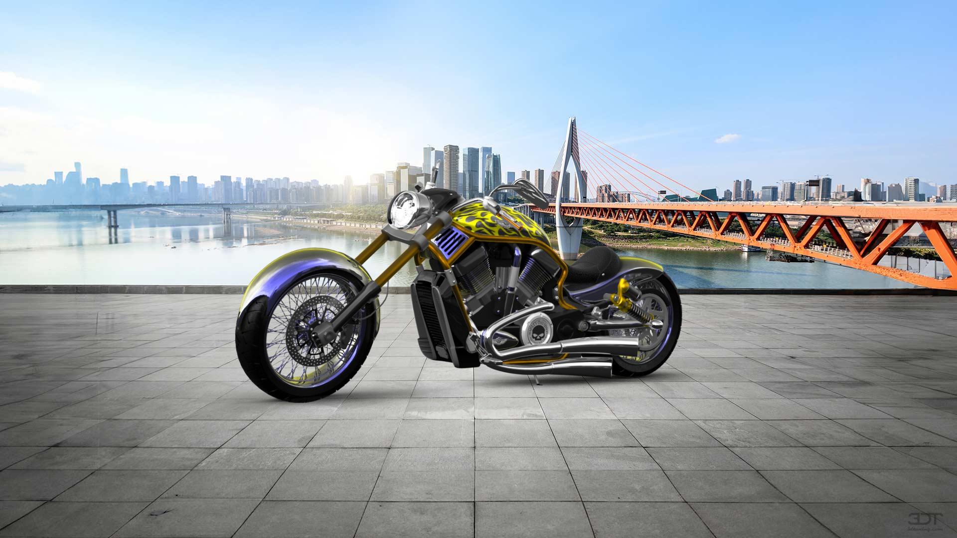 Harley-Davidson Custom Chopper Cruiser 2011 tuning