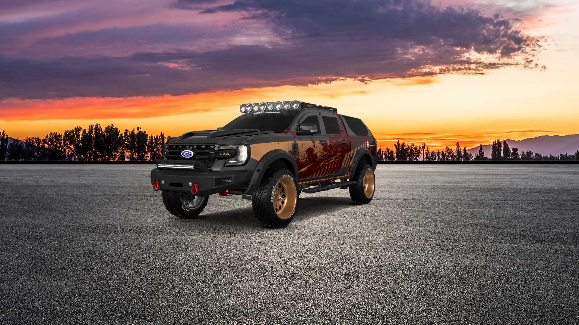 Ford Ranger 4 Door pickup truck 2022