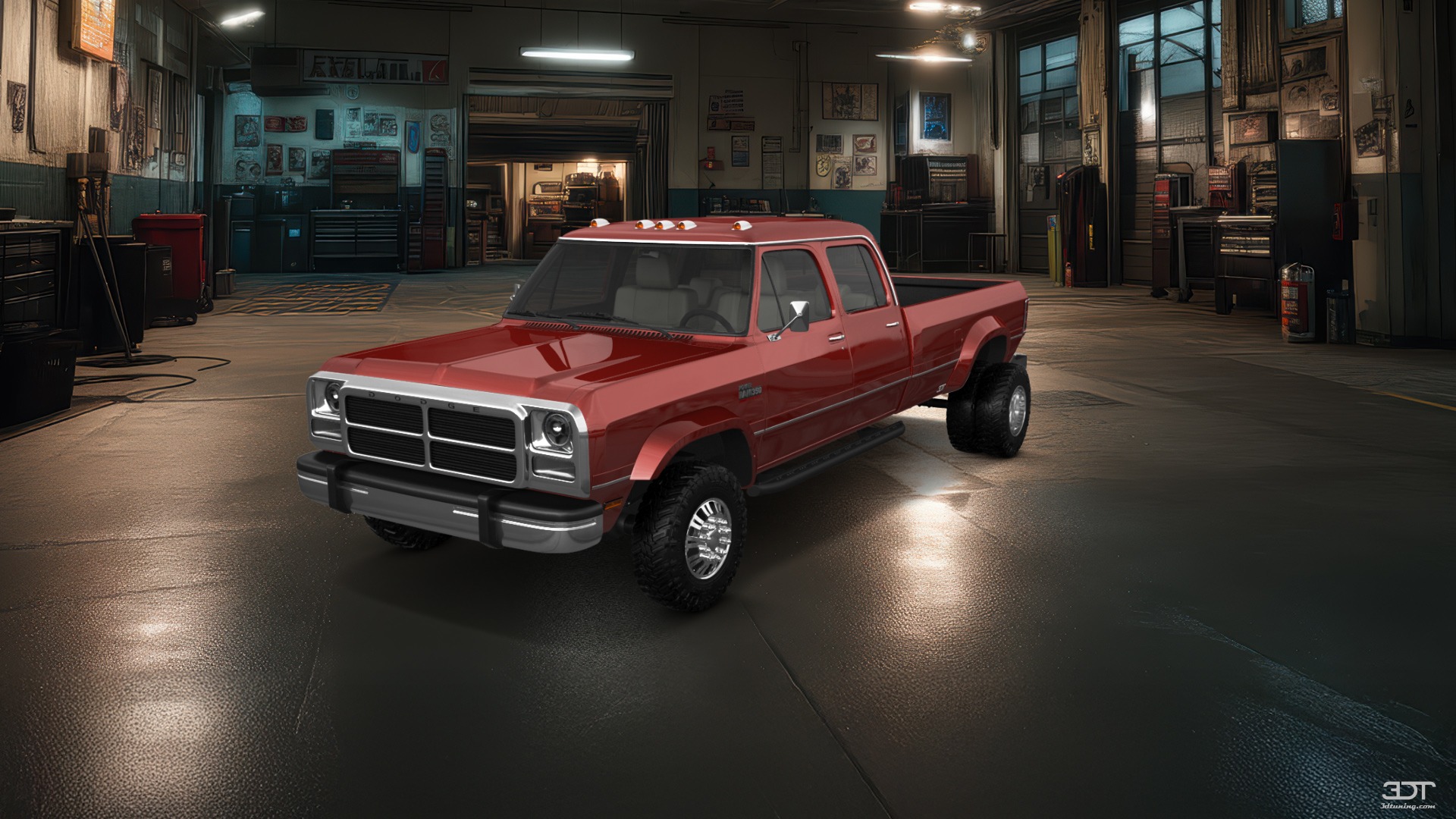 Dodge Ram 350 4 Door pickup truck 1991 tuning