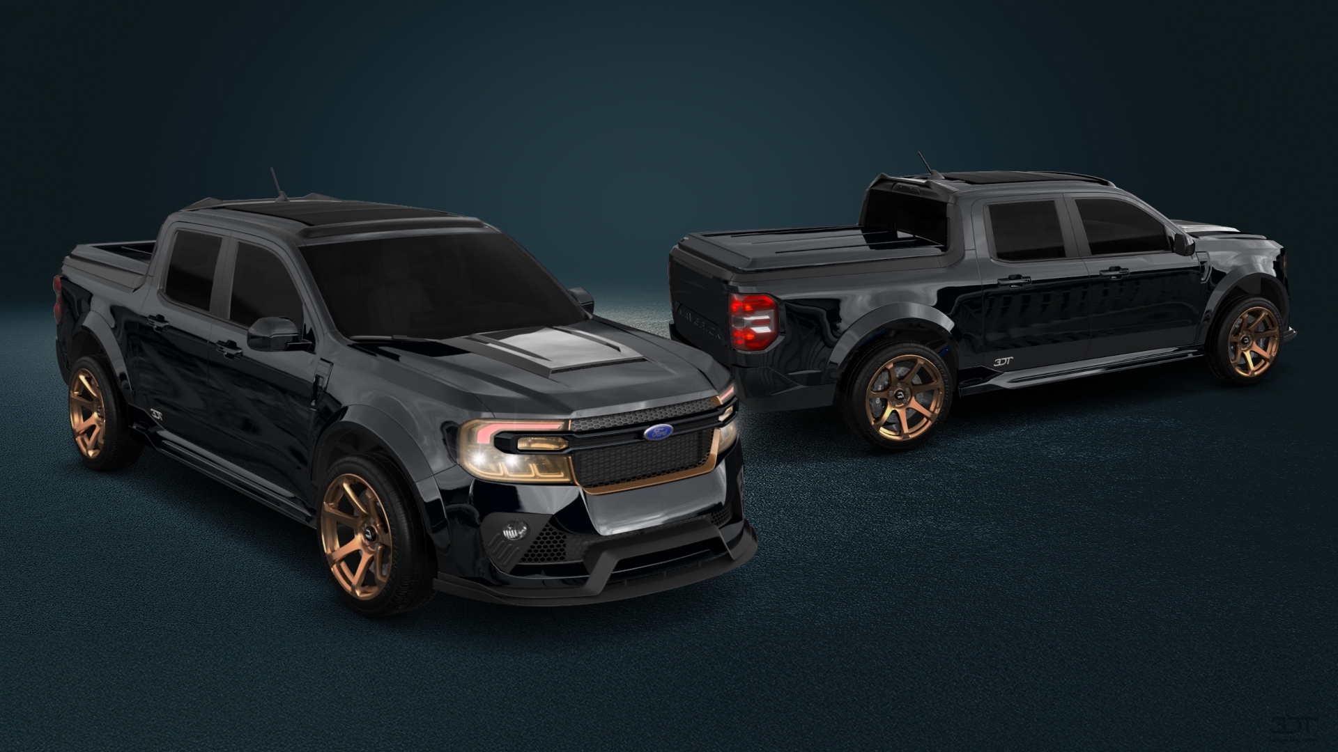 Ford Maverick 4 Door pickup truck 2022 tuning