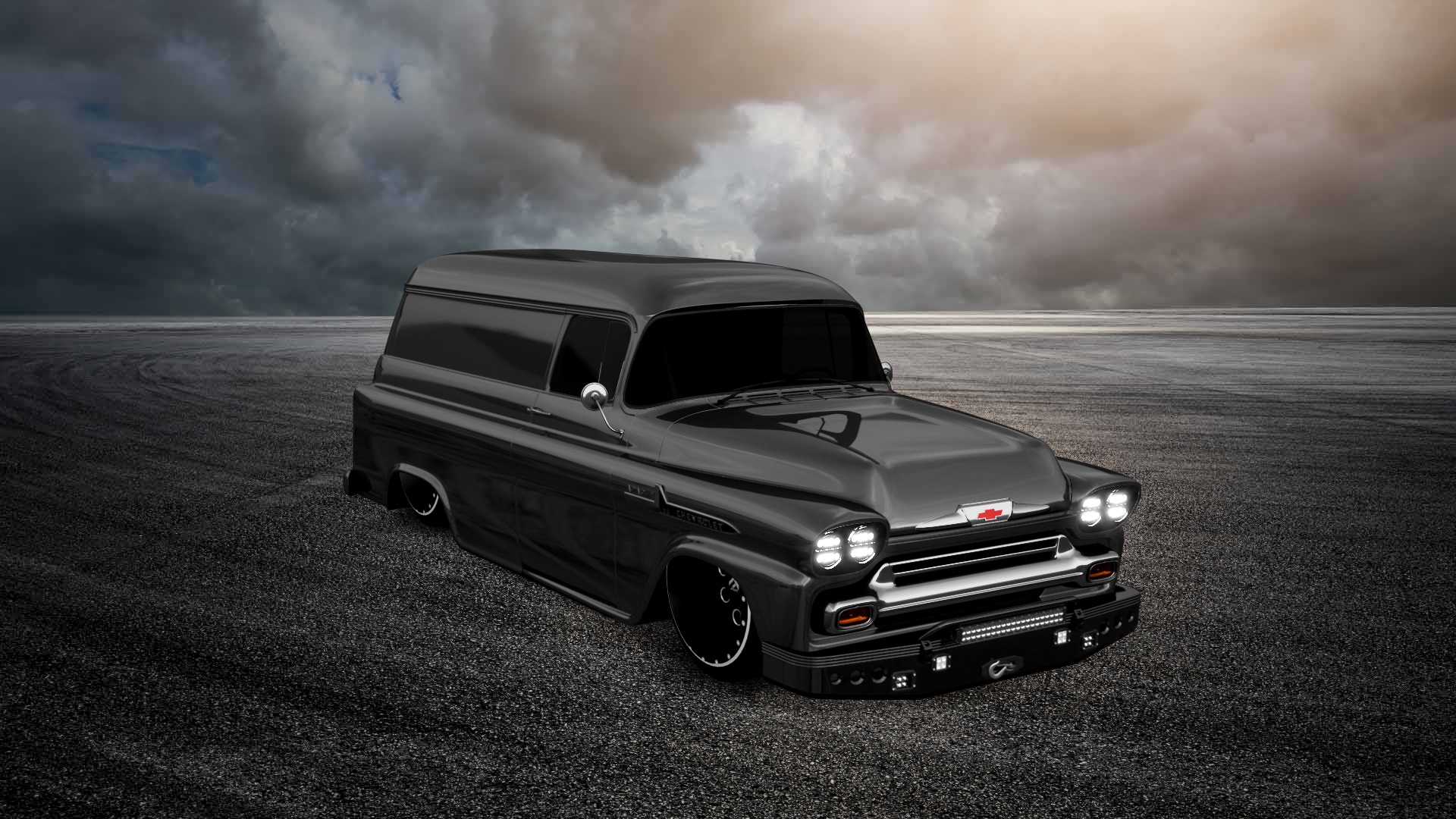 Chevrolet Apache 2 Door pickup truck 1958 tuning