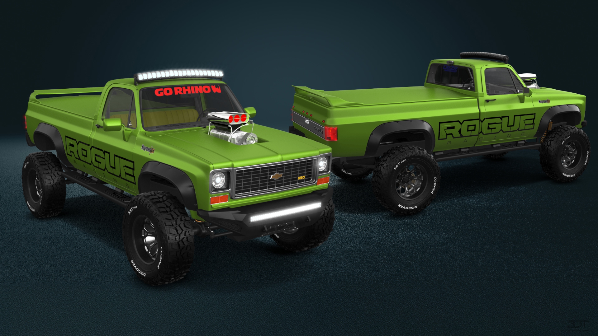 Chevrolet Silverado C-10 2 Door pickup truck 1973 tuning