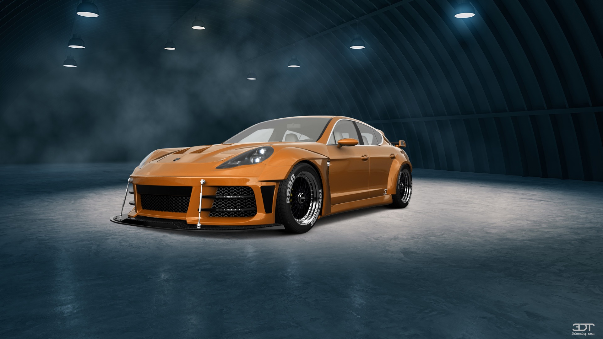 Porsche Panamera 4 door fastback saloon 2011