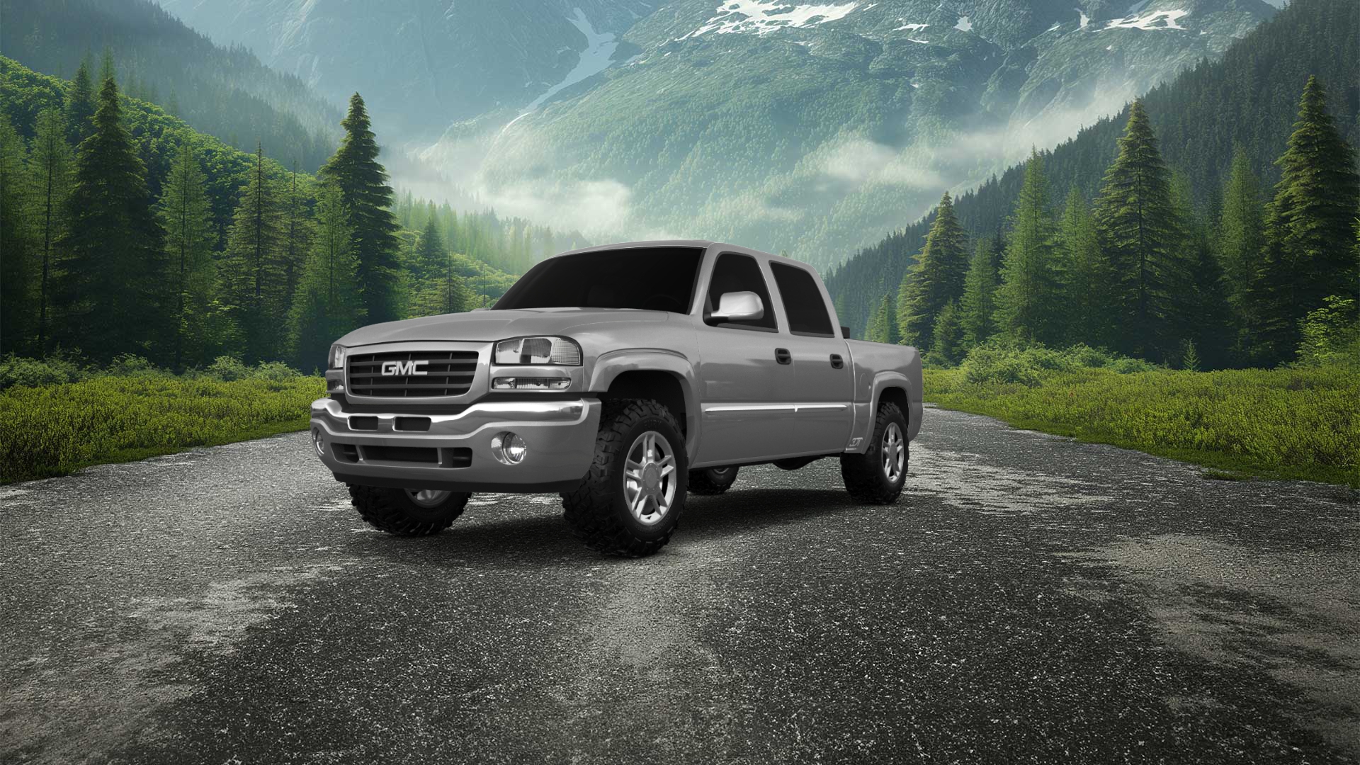 GMC Sierra 1500 Crew Cab Pickup Truck 2000