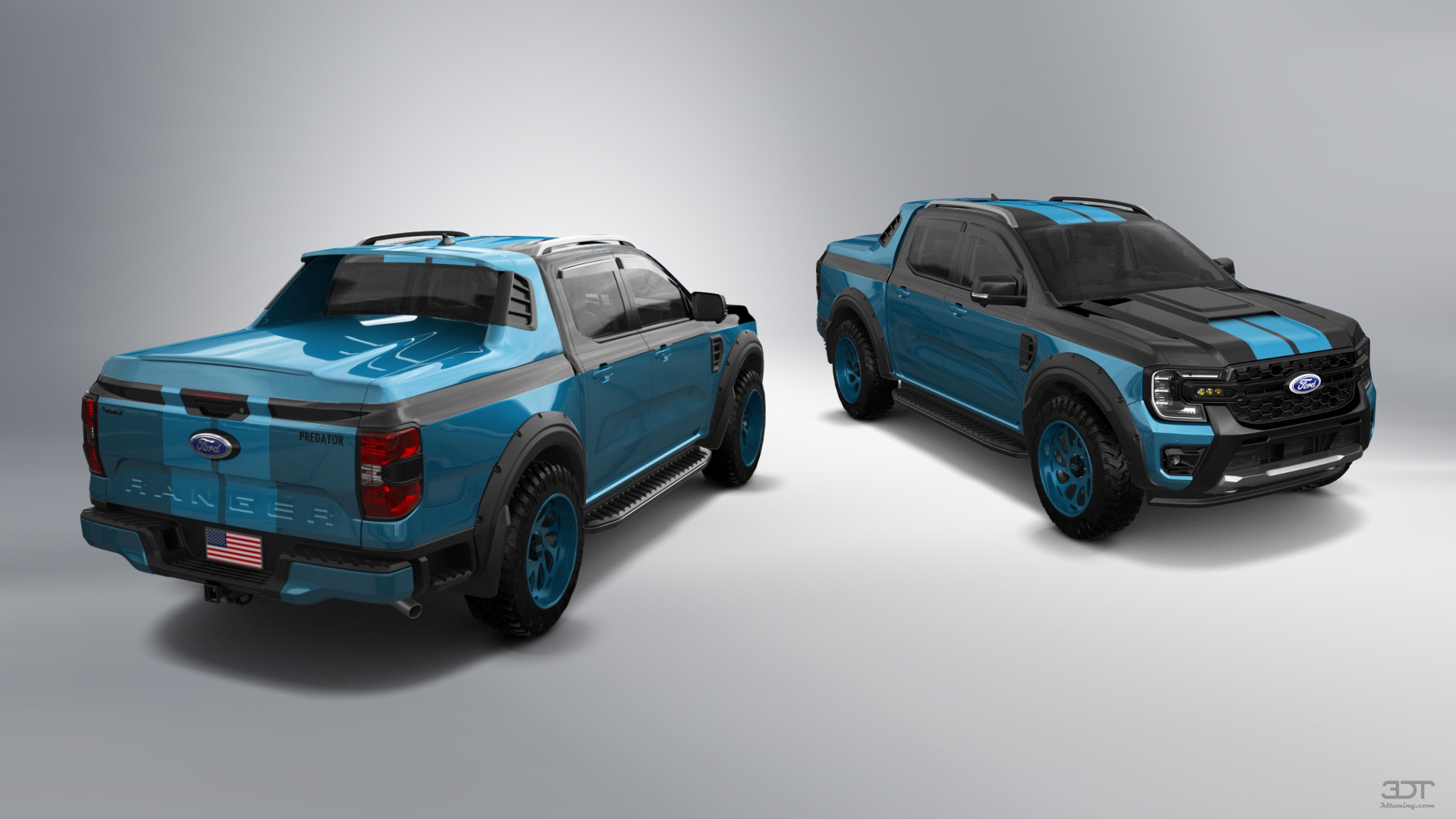 Ford Ranger 4 Door pickup truck 2022 tuning