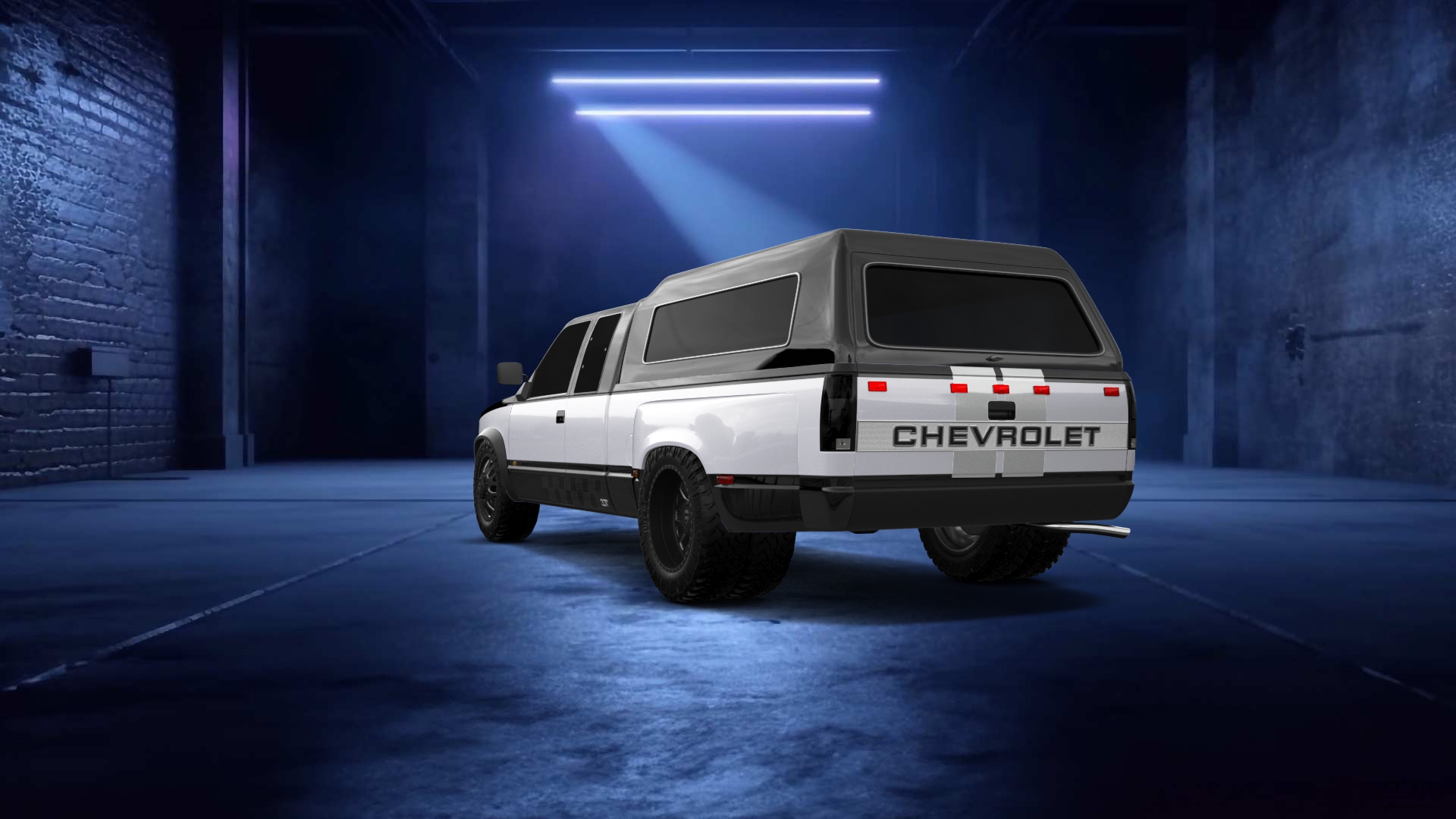 Chevrolet K3500 Extended Cab Pickup Truck 1988