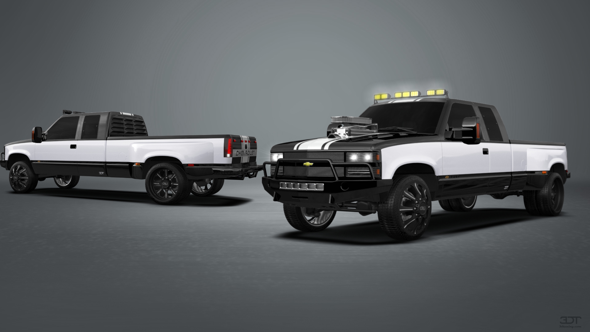 Chevrolet K3500 Extended Cab Pickup Truck 1988