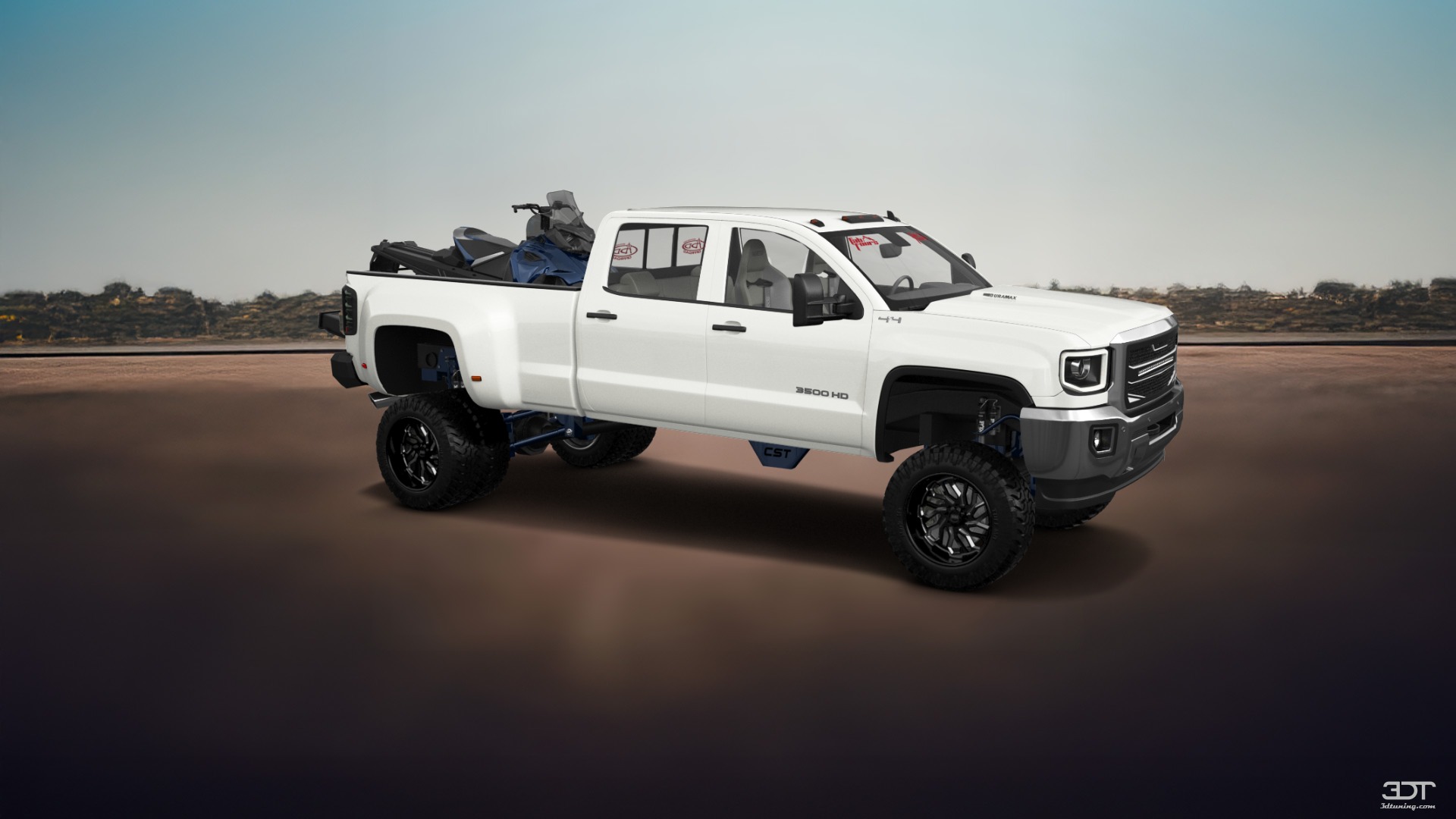 GMC Sierra 3500 HD Crew Cab 4 Door pickup truck 2015 tuning