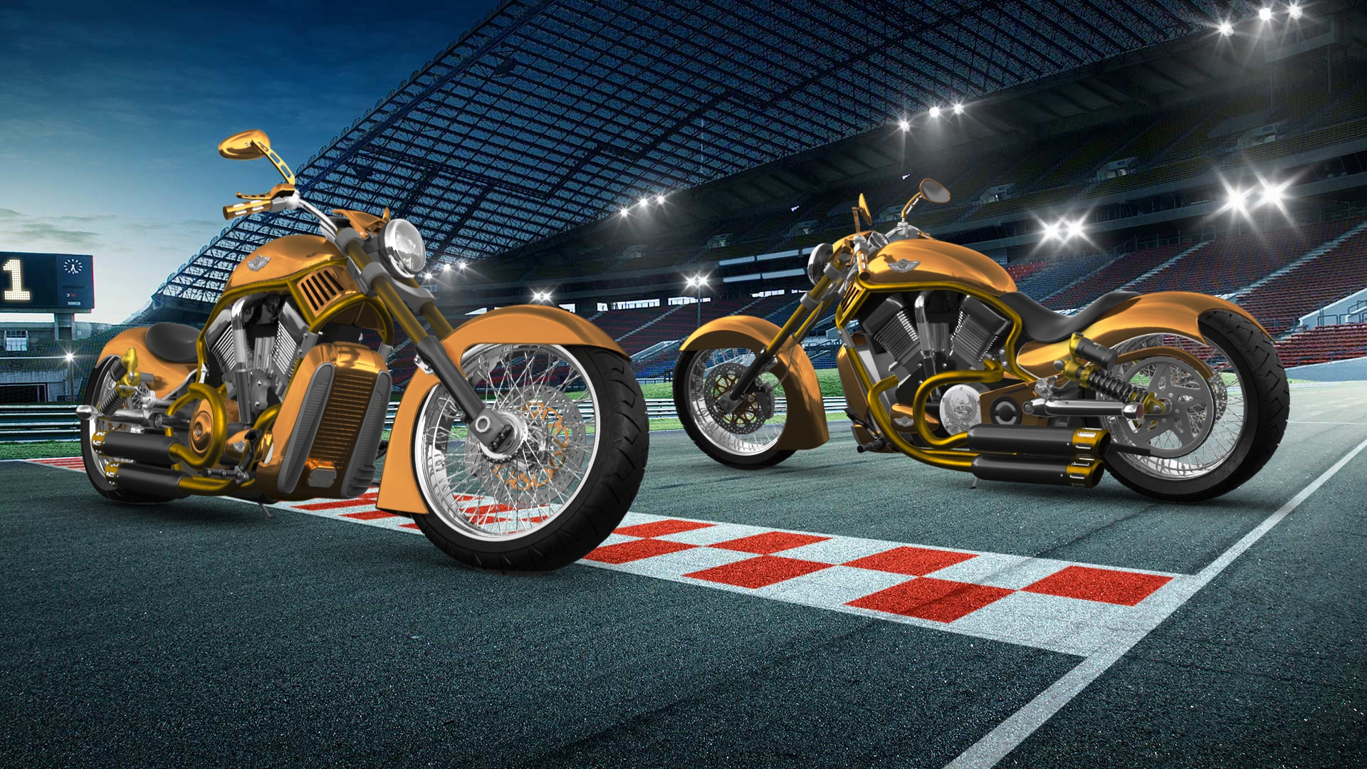 Harley-Davidson Custom Chopper Cruiser 2011
