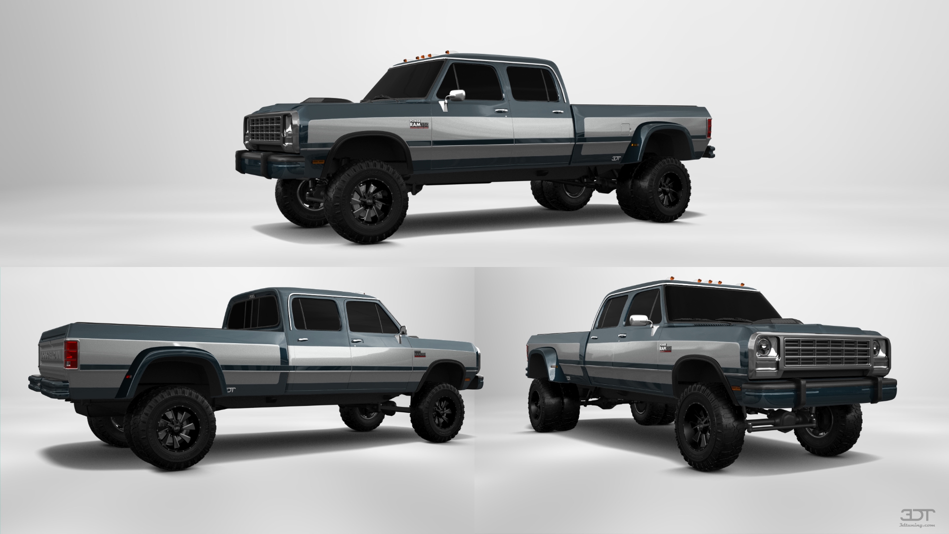 Dodge Ram 350 4 Door pickup truck 1991