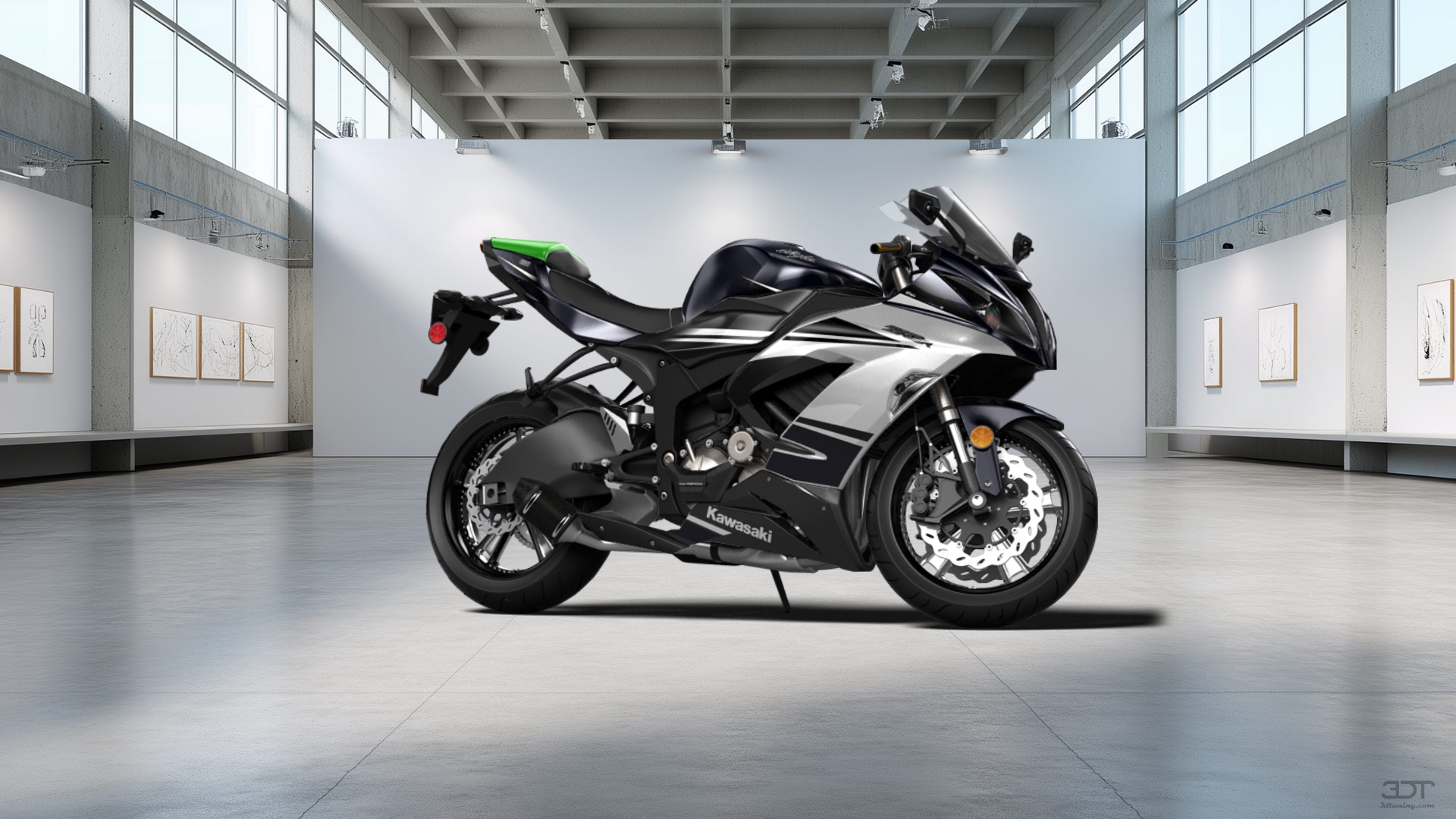 Kawasaki Ninja ZX 6R Sport Bike 2015 tuning